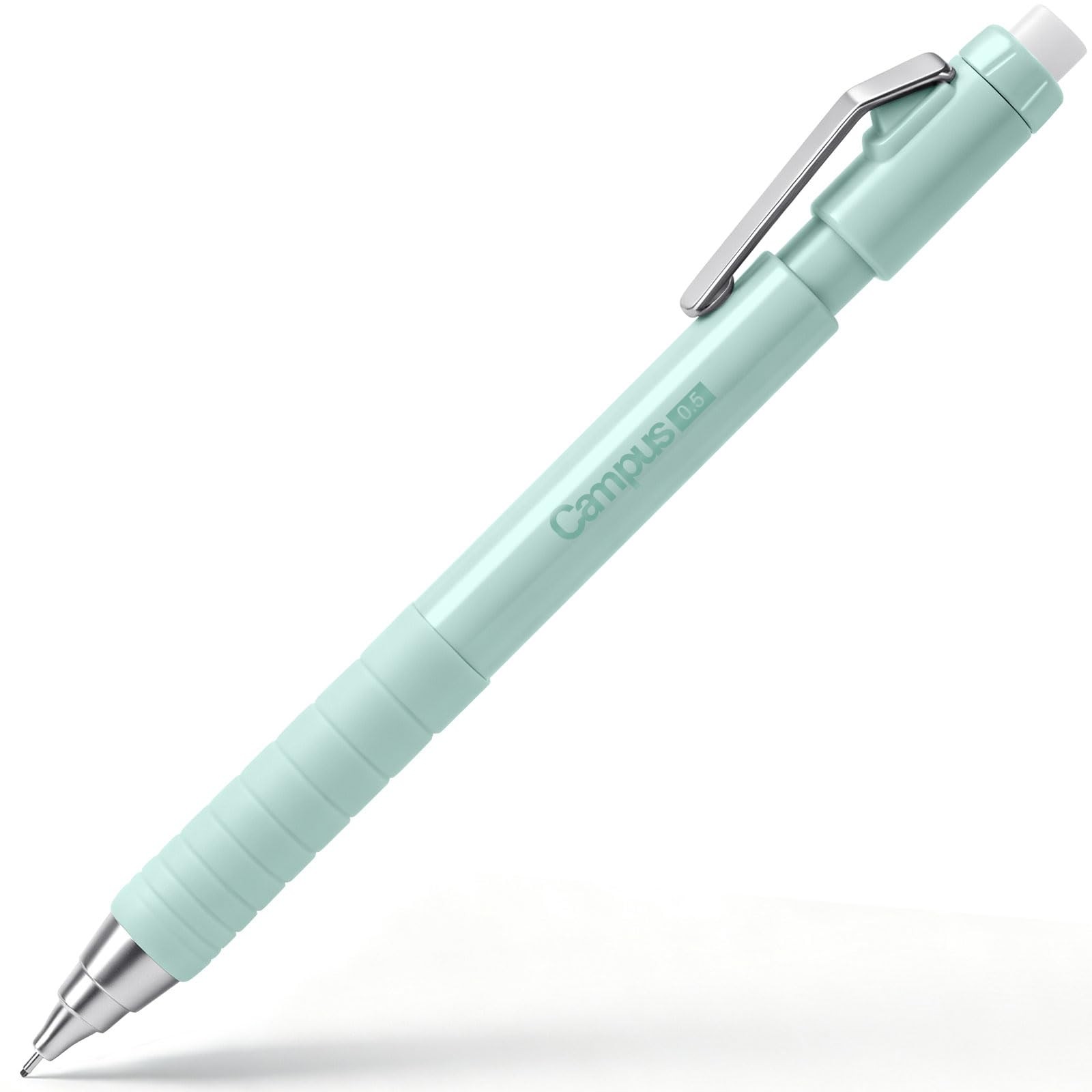 KOKUYO Campus Mechanical Pencil with Eraser, 0.5 mm Fine Point, Green | Japan...