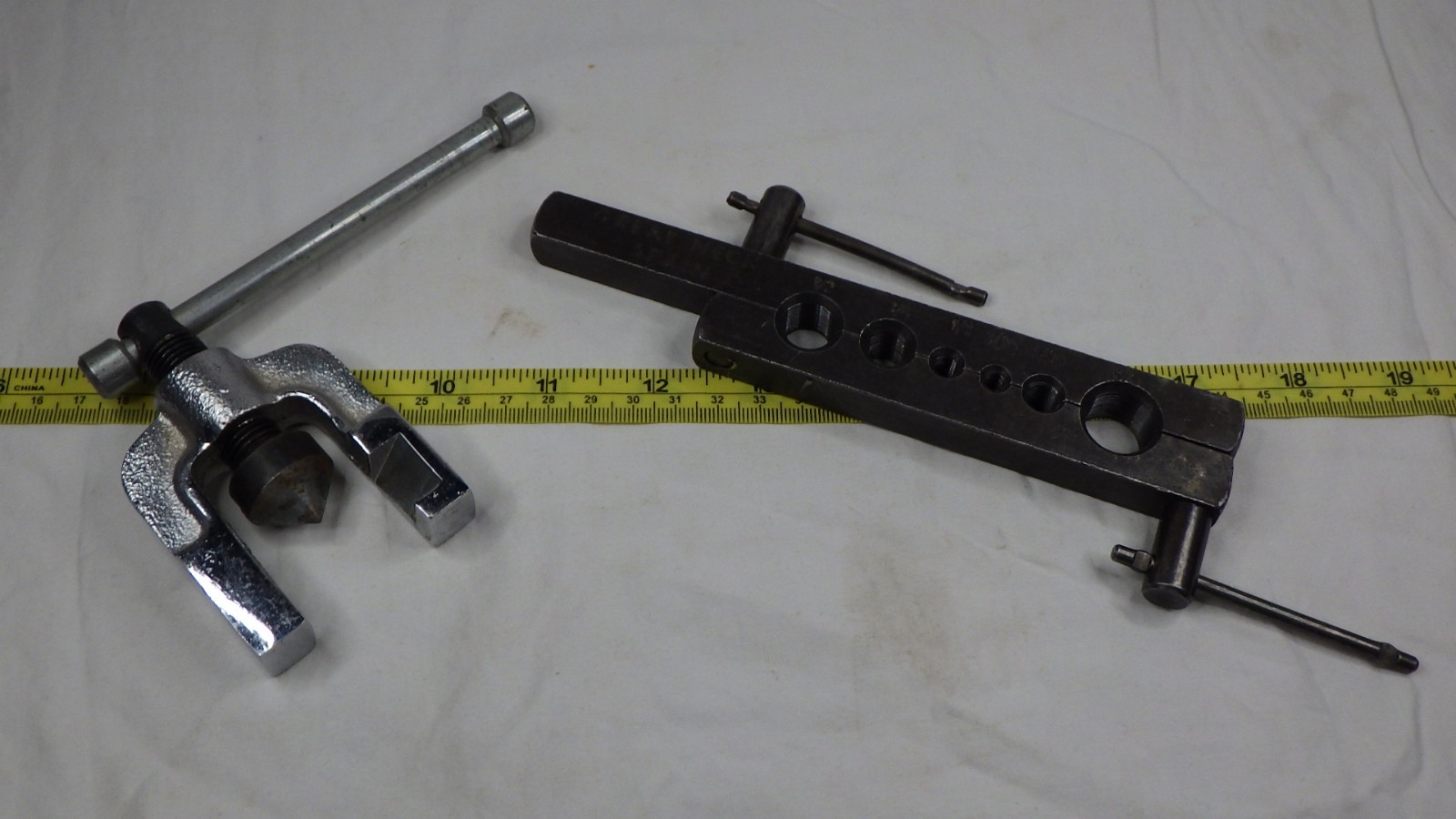 Vintage Great Neck Spain Flaring Tool Bar Swaging Flaring Yoke