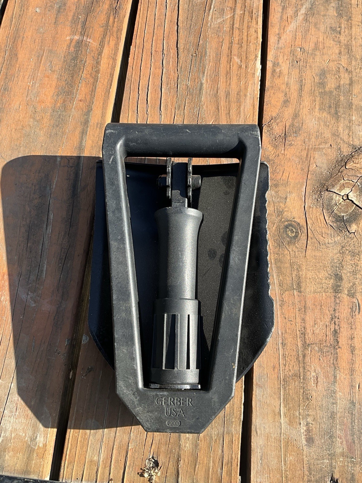 USED USGI GERBER E-TOOL TRIFOLD SHOVEL USA OFF-ROAD 4X4 JEEP UTV