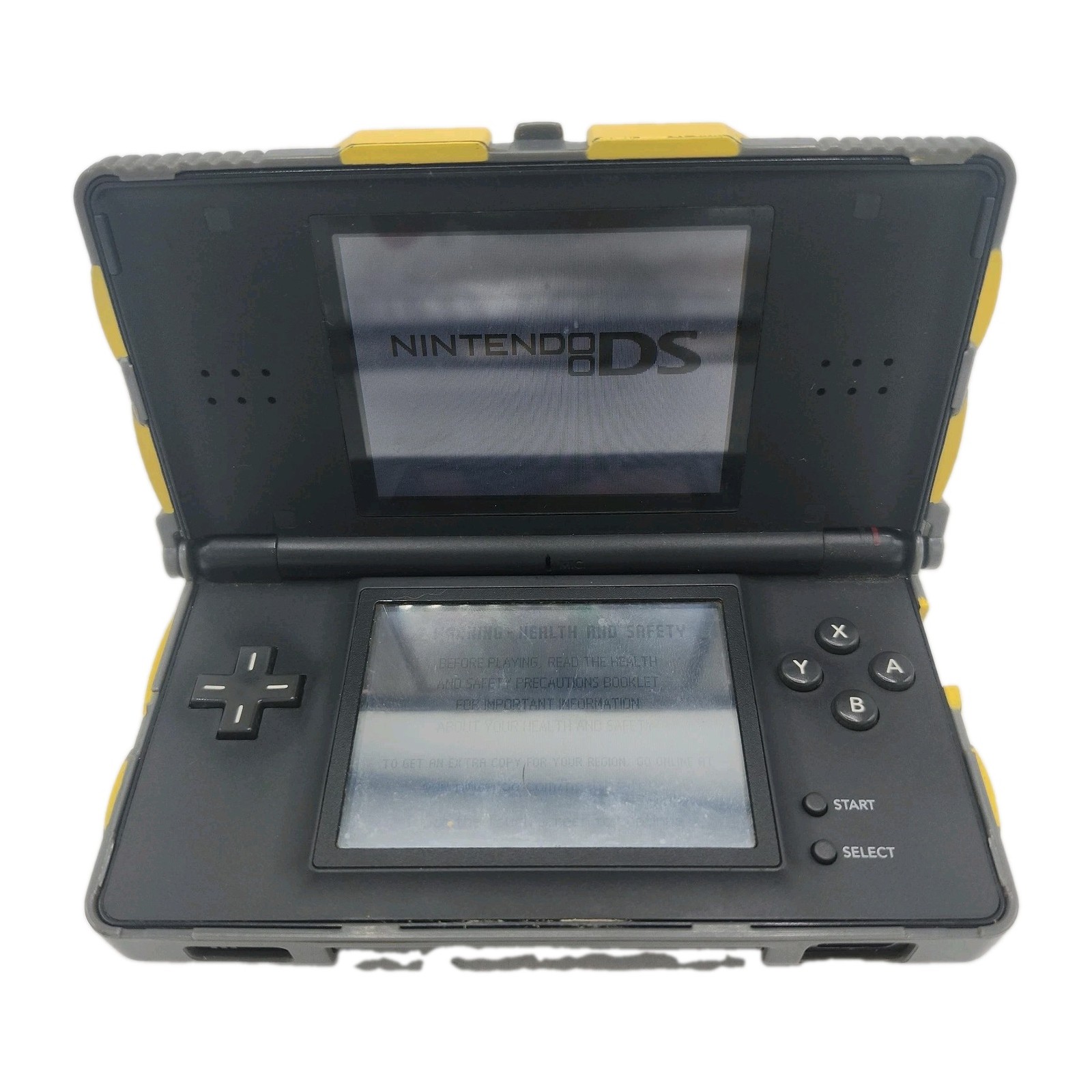 ​Nintendo DS Lite System Console - Onyx Black w/ Bumblebee Armor & Yoshis Island