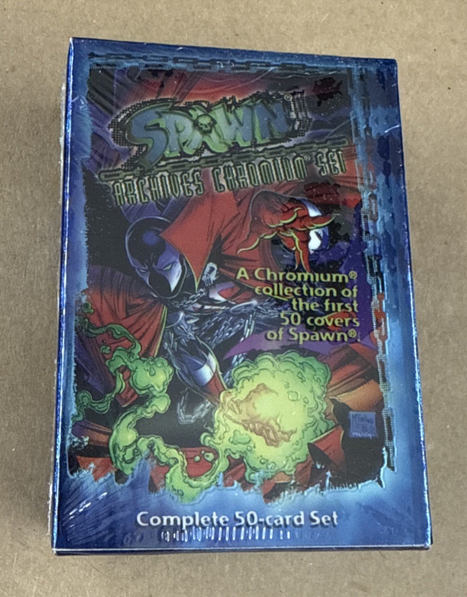 1997 Spawn Archives Chromium Set Complete 50 Card Set Factory Sealed