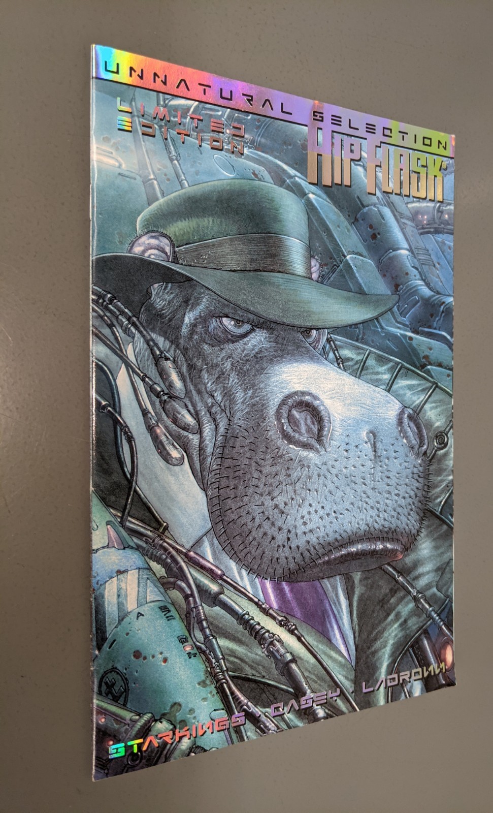 Unnatural Selection Hip Flask 1 VF/NM Limited Edition Variant Cover 2002 Ladronn