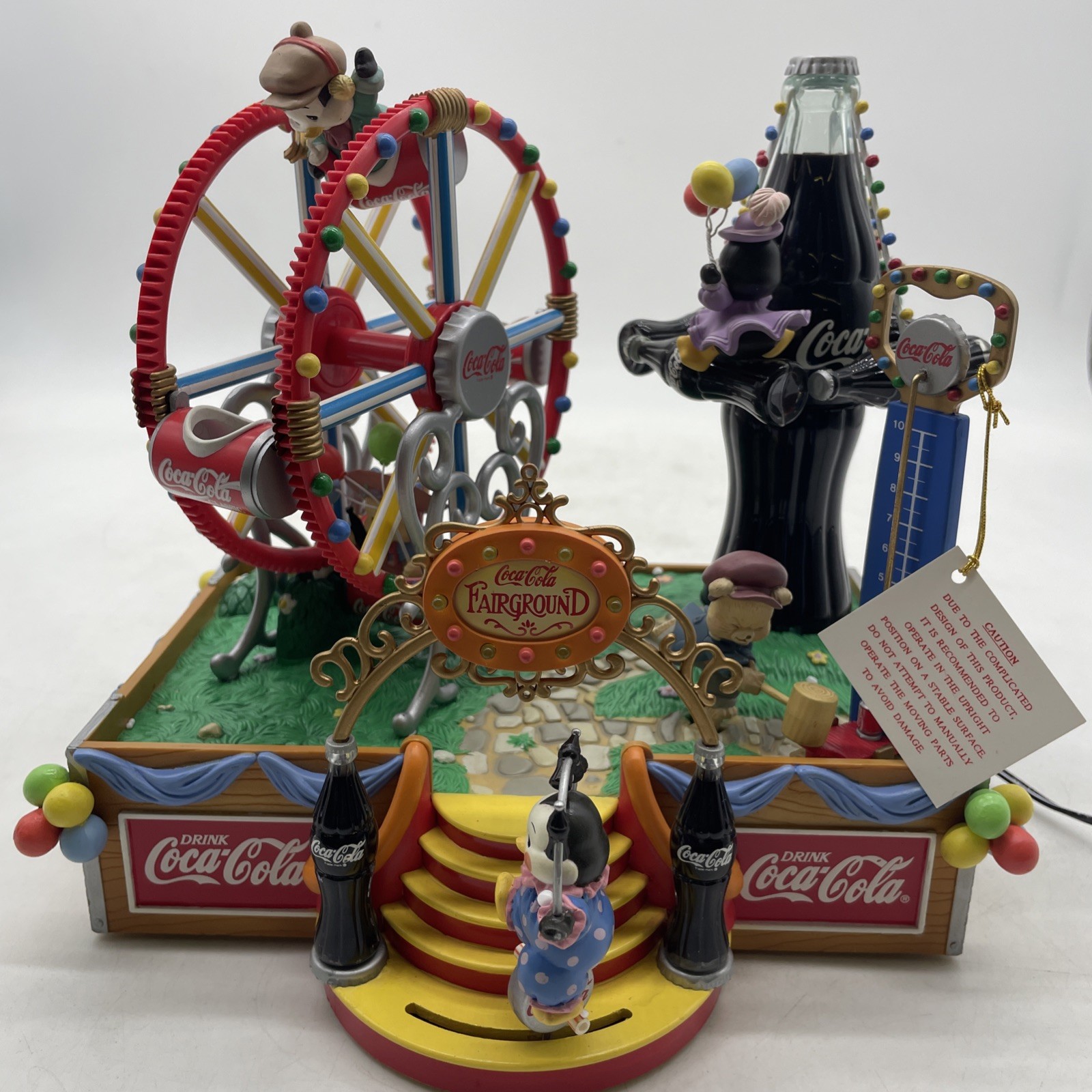 1994 Enesco Coca-Cola A Thirst For Fun Multi-Action Illuminated Deluxe Musical