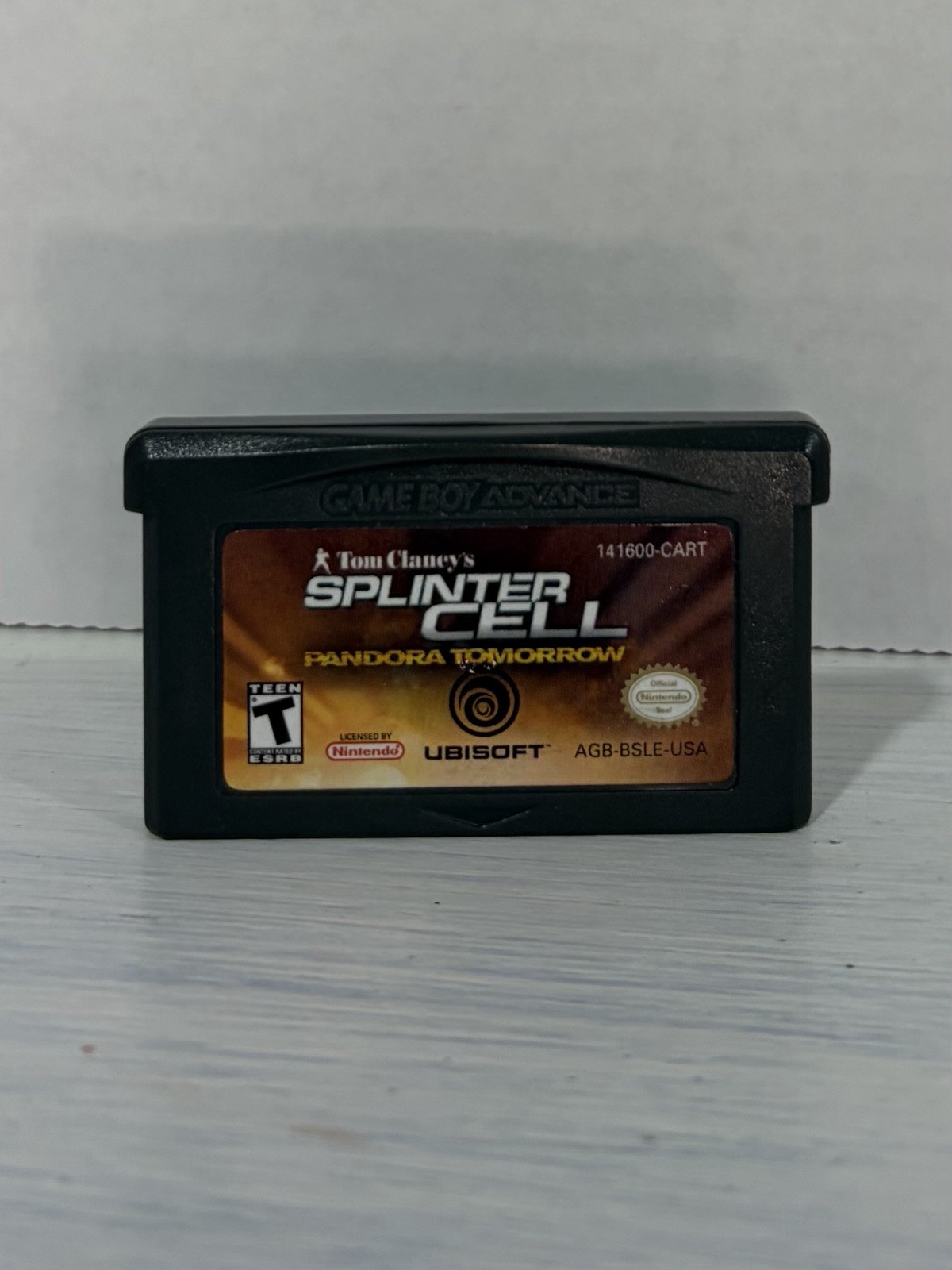 Tom Clancy's Splinter Cell Pandora Tomorrow Game Boy Advance Cartridge