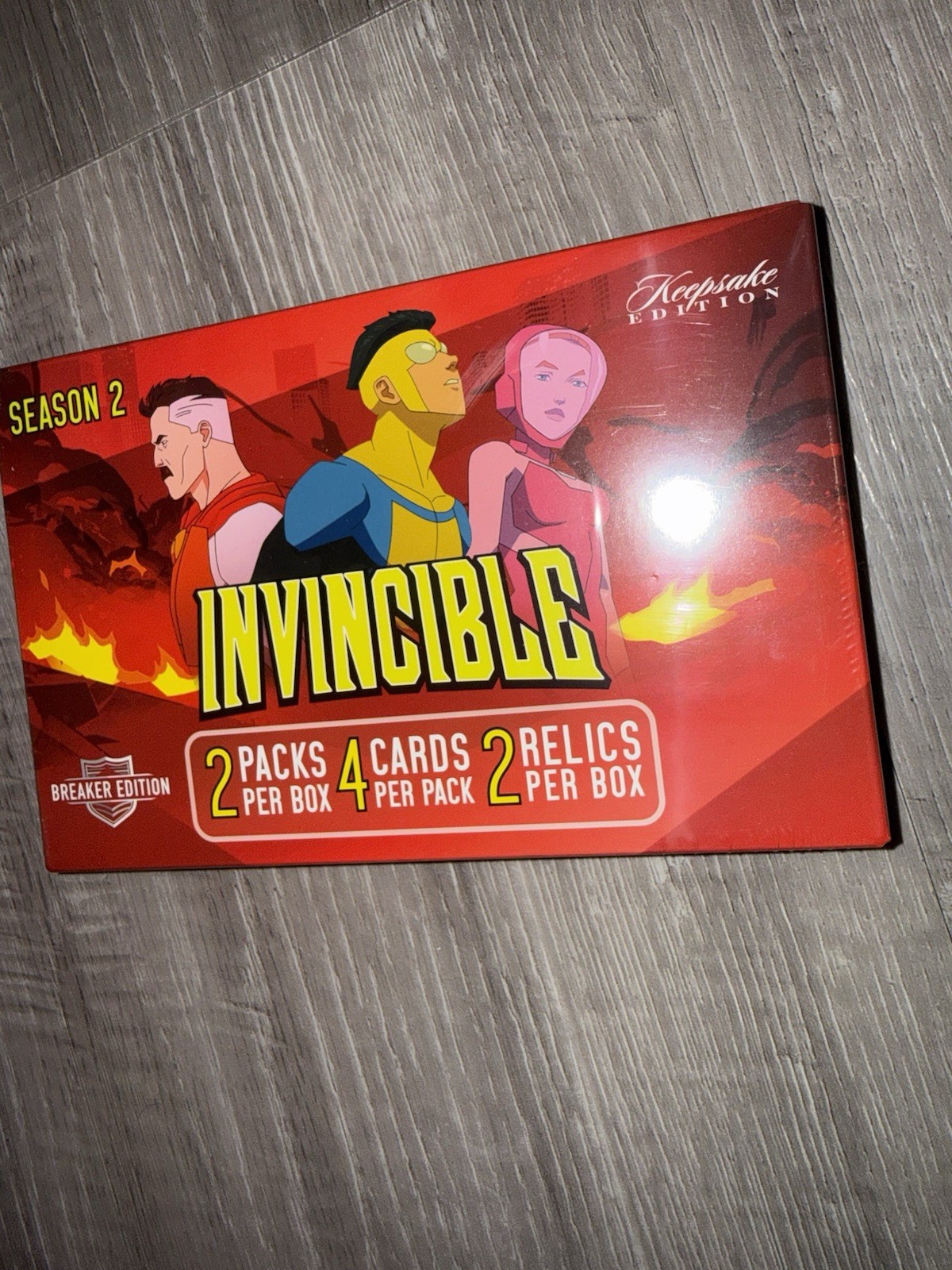 Invincible Season 2 Keepsake Premiere Edition Sealed Breaker Box (2026)