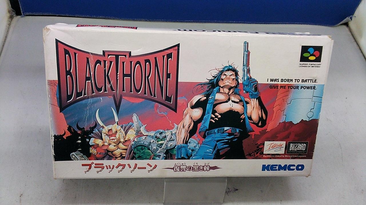 [Boxed] Black Thorne Nintendo Super Famicom SFC Softwarea from Japan