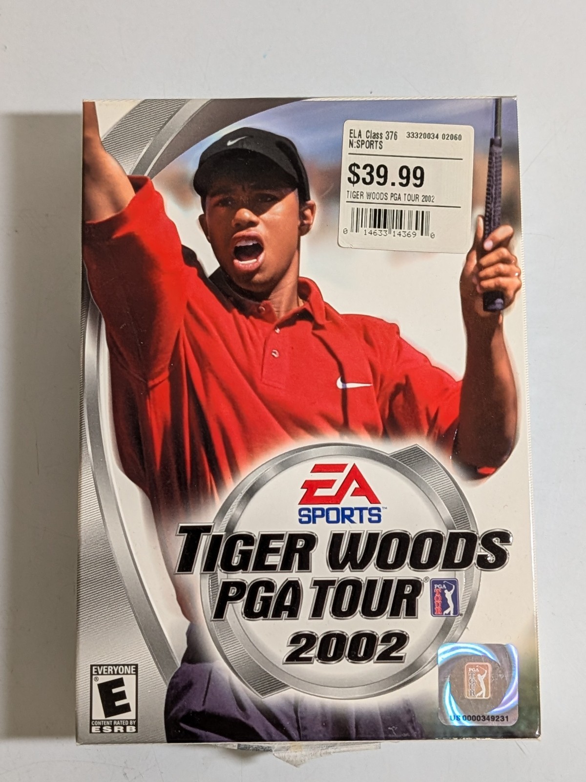 EA Sports Windows PC Game Tiger Woods PGA Tour 2002 Golf Golfing Factory Sealed