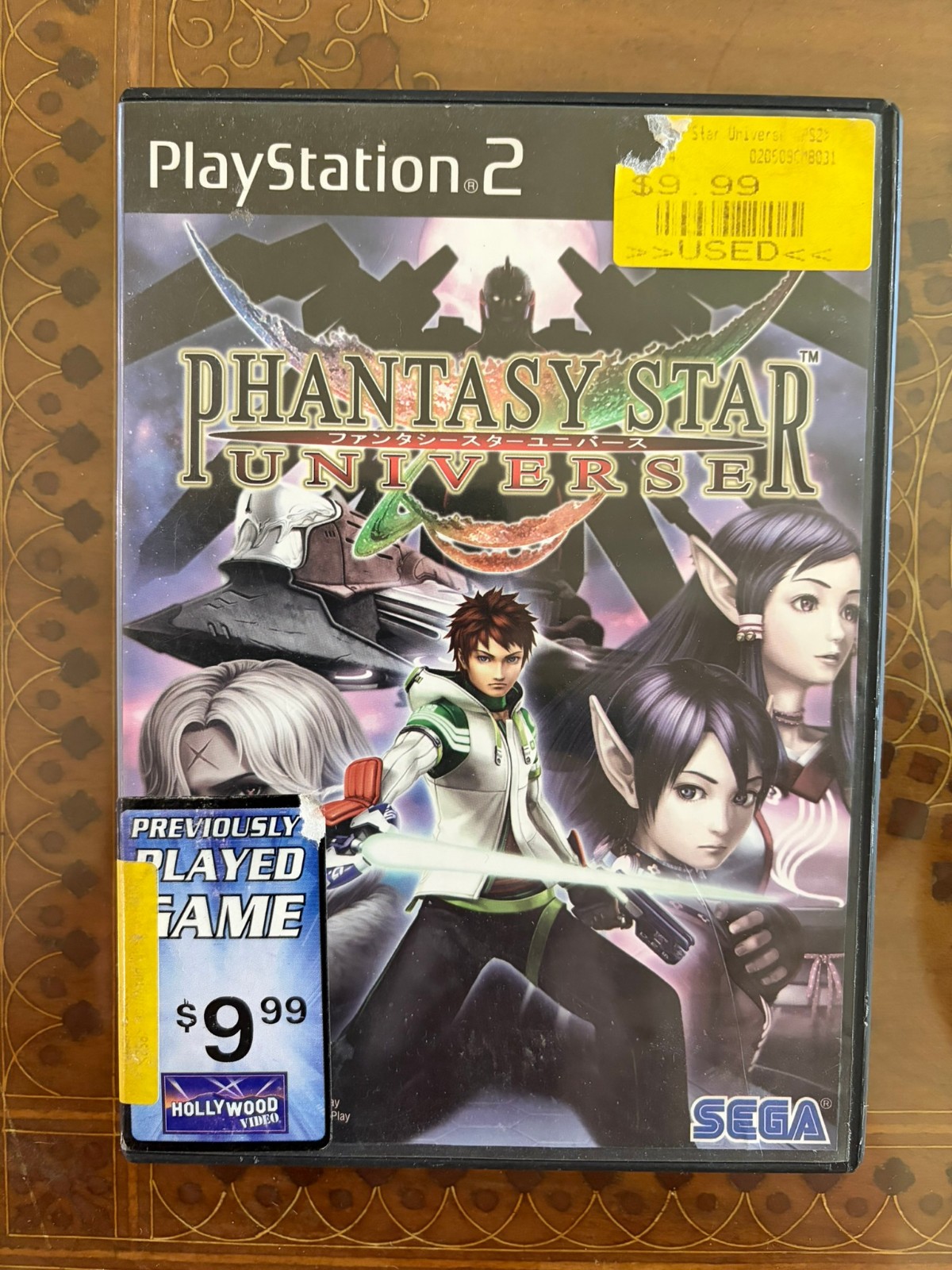 Phantasy Star Universe tested, working disc only (Sony PlayStation 2, 2006)