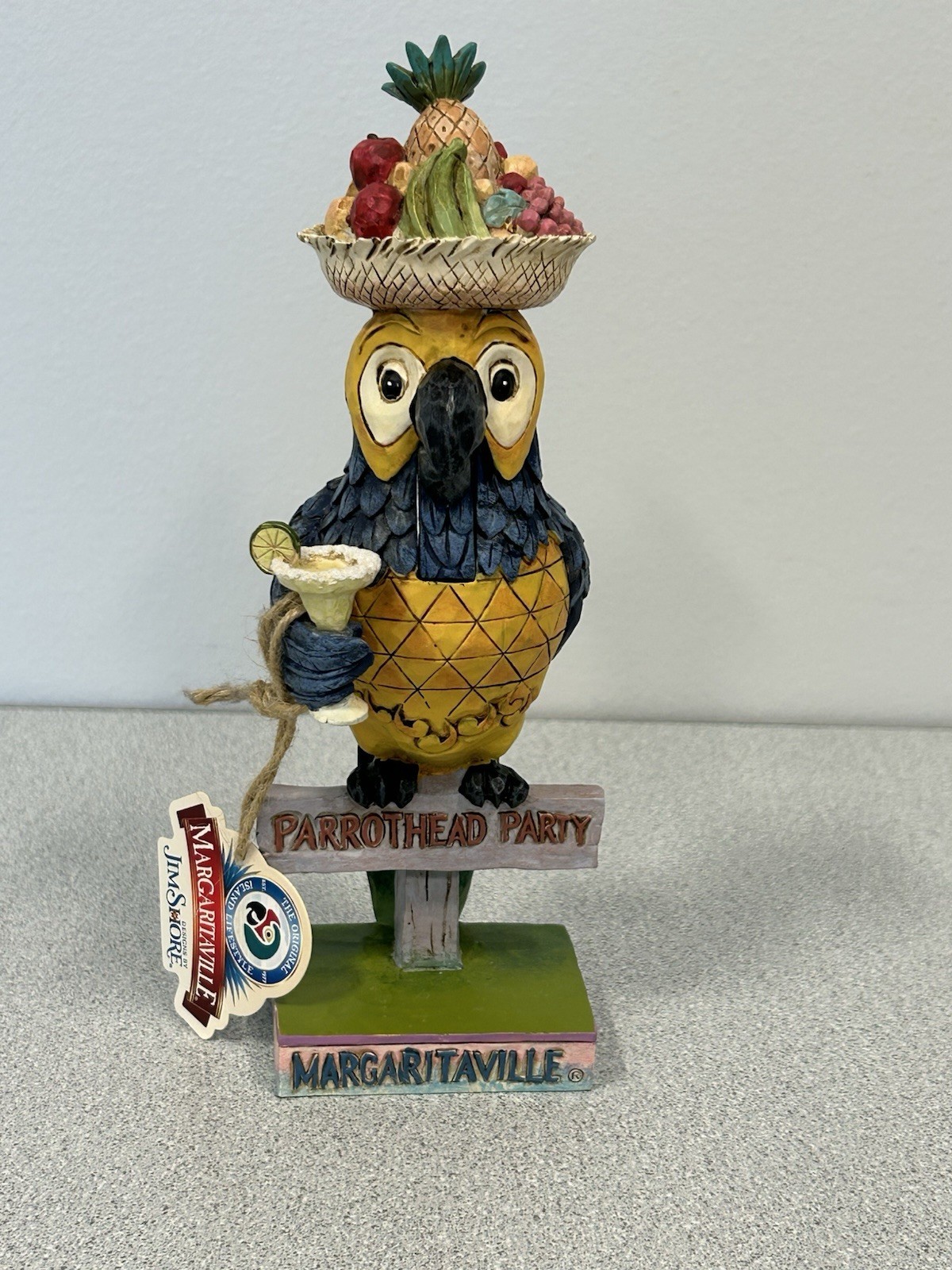 Rare 2019 Jim Shore Margaritaville Parrot Parrothead Party Nutcracker 9” Perfect