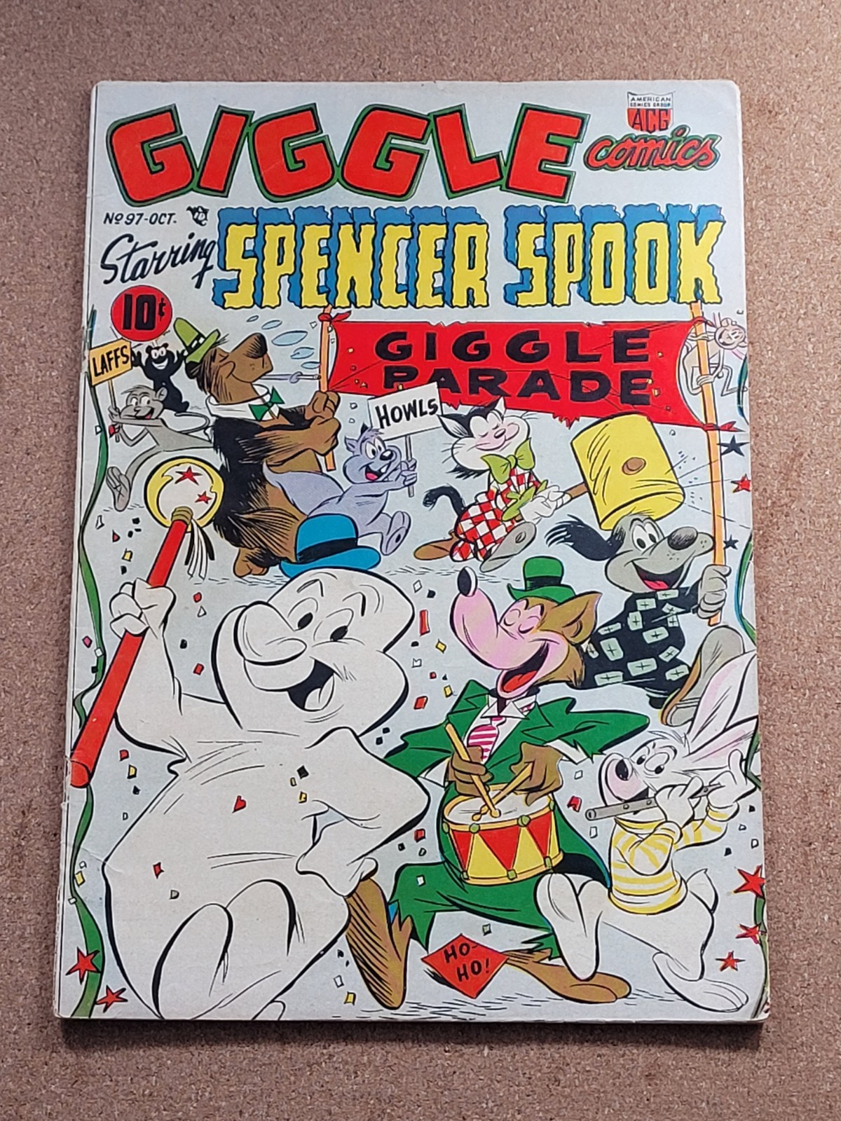 Giggle Comics Starring Spencer Spook 1954 Golden Age ACG Comic HTF Combined Ship
