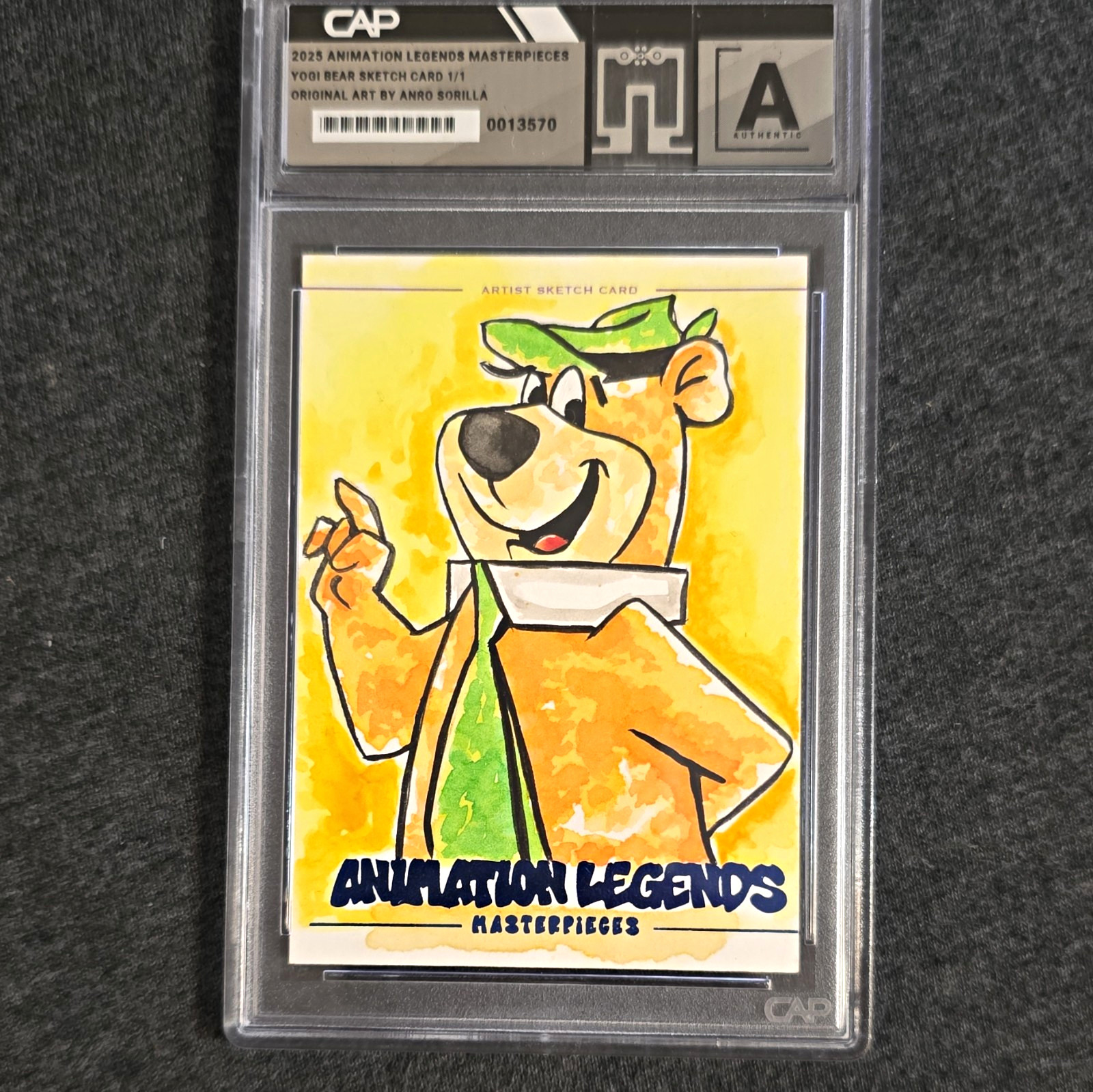 Animation Legends Masterpieces Yogi Bear 1/1 Sketch