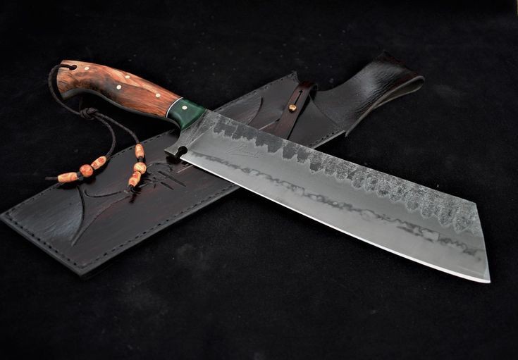 Handmade 4-Piece High Carbon steel Knife Set And Chef Set With Leather Sheath
