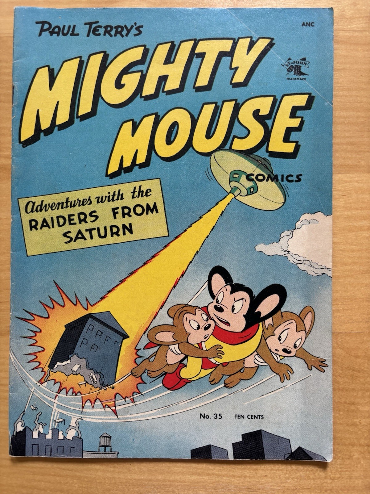 Paul Terry\'s Mighty Mouse Comics #35.  1952