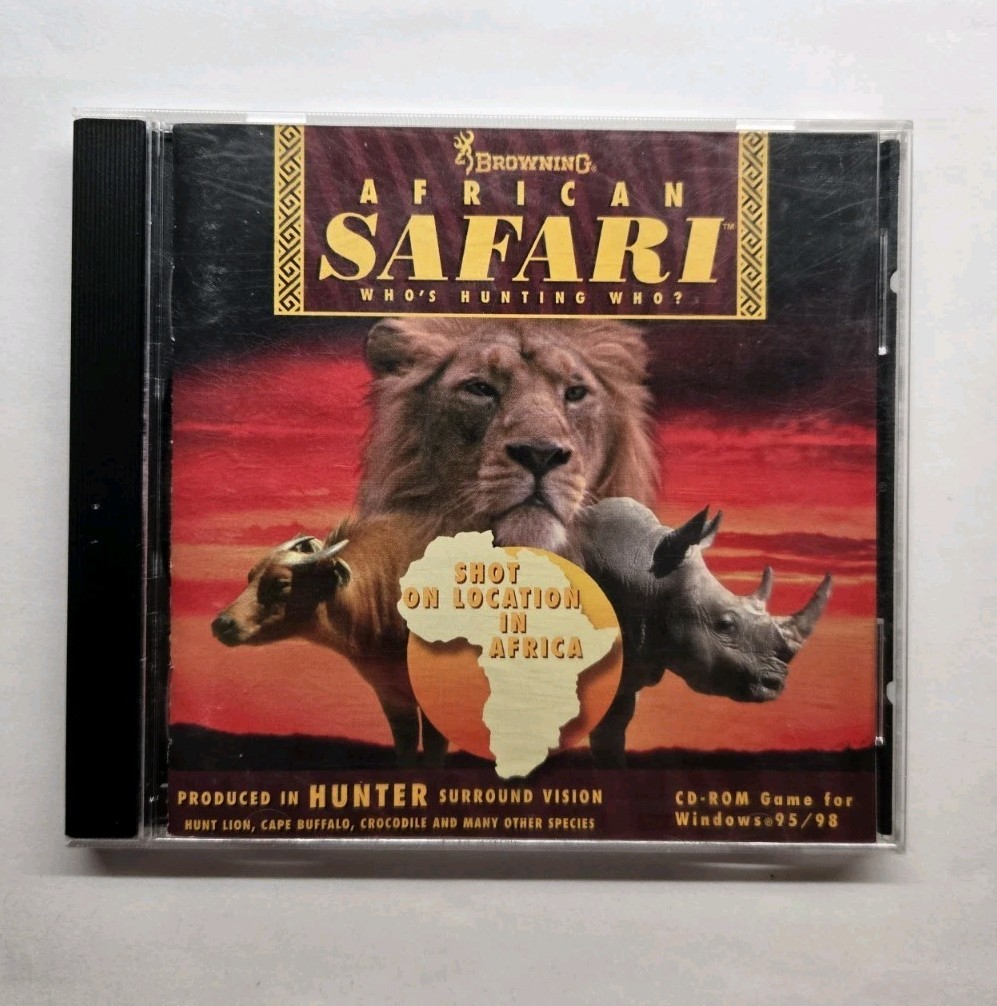 Browning African Safari Who's Hunting Who? Windows 95/98 PC CD-ROM