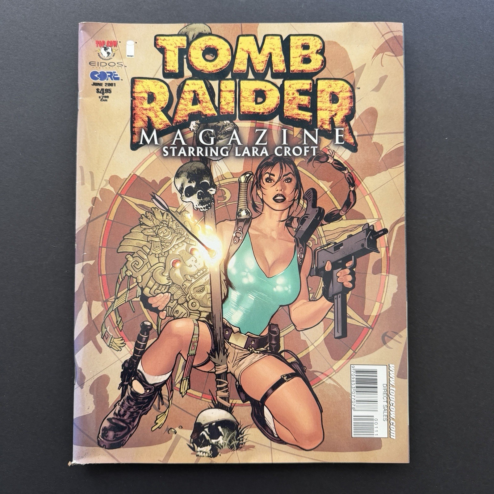 Top Cow Comics Tomb Raider Magazine Starring Lara Croft 2001 Eidos CORE