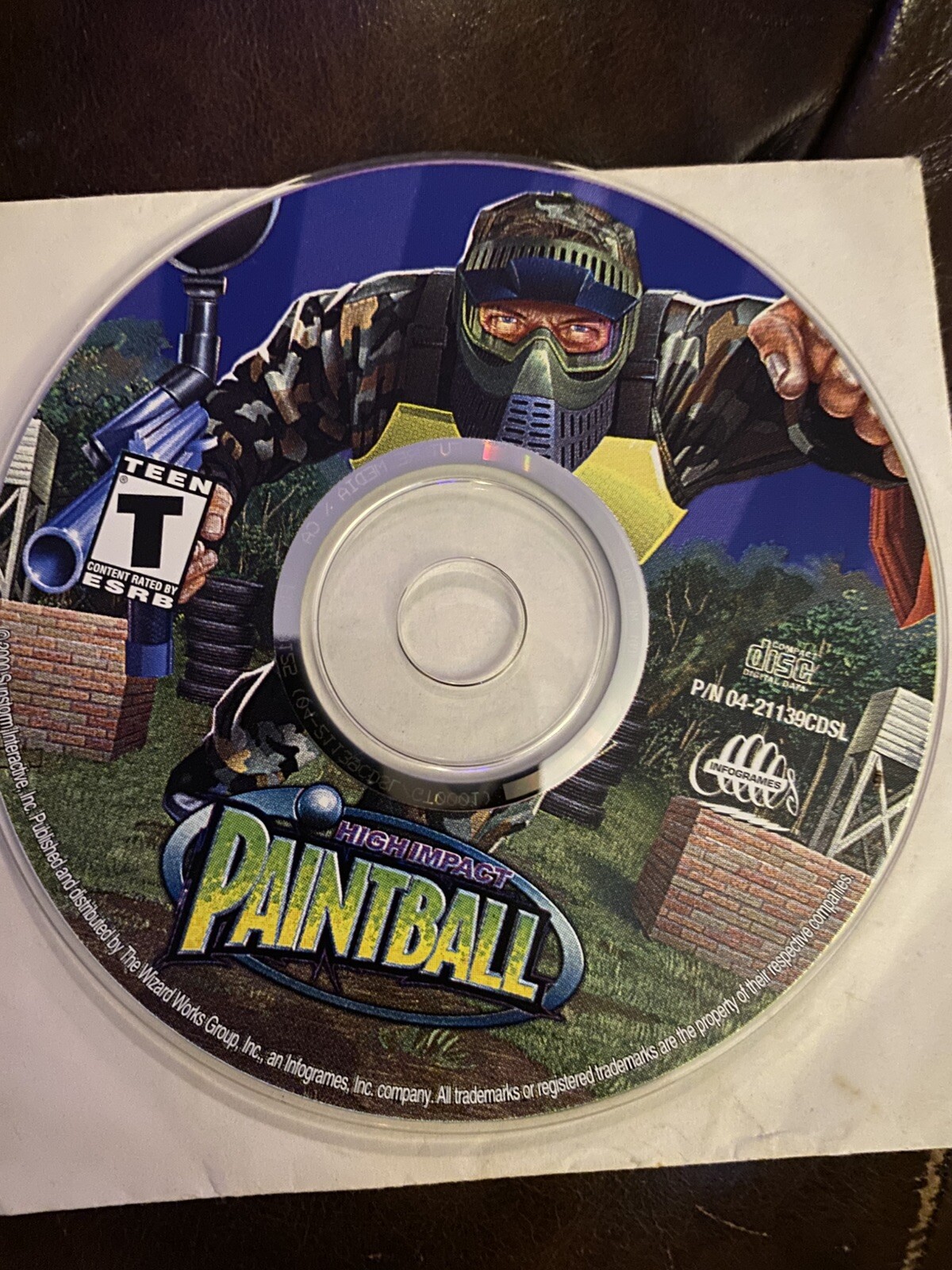 High Impact Paintball cd-rom game(PC, 2001) -game In Jewel Case