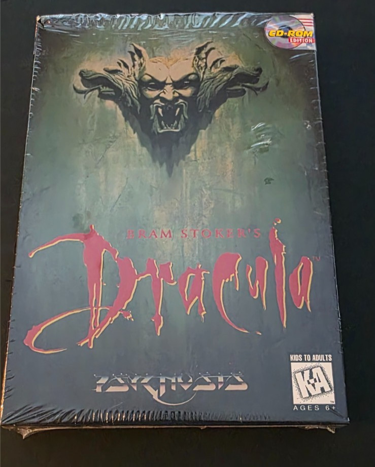 Bram Stoker’s Dracula (1995) – PC • Psygnosis • Big Box • Original Shrink • CIB