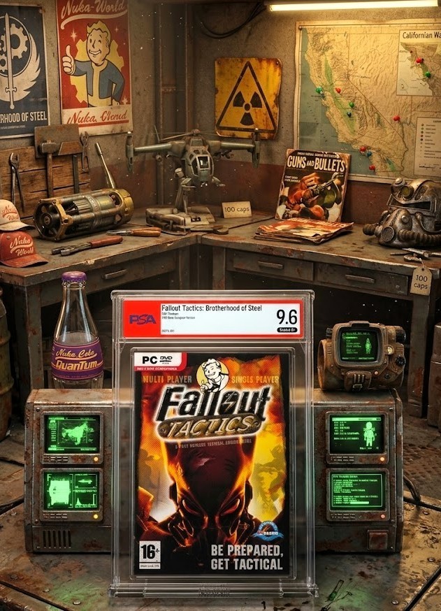 Fallout Tactics: Brotherhood of Steel PSA Graded 9.6, A+