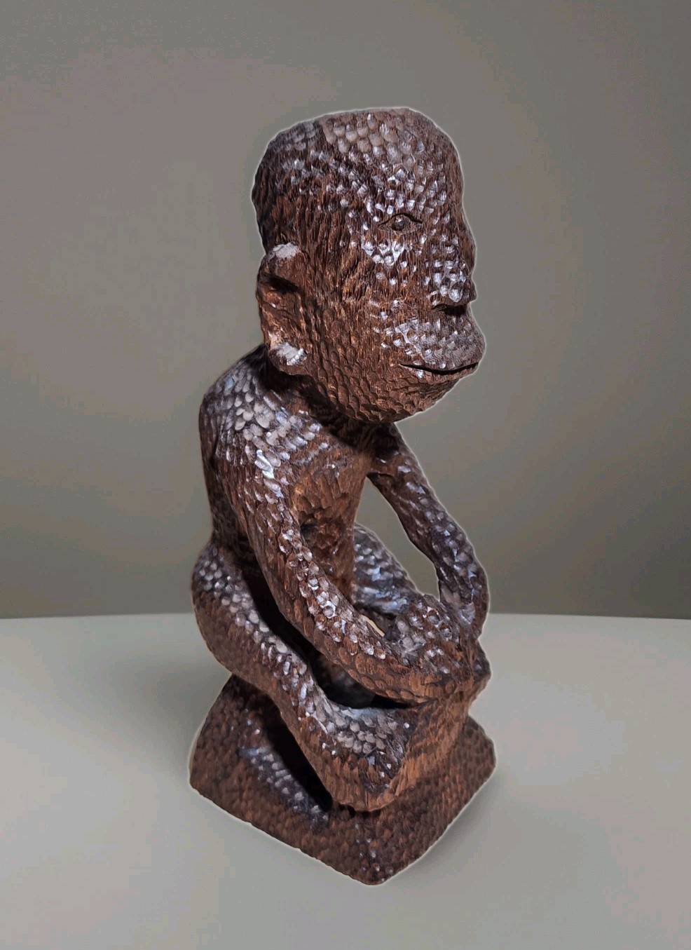 Vtg Hand-carved African Tribal 12\