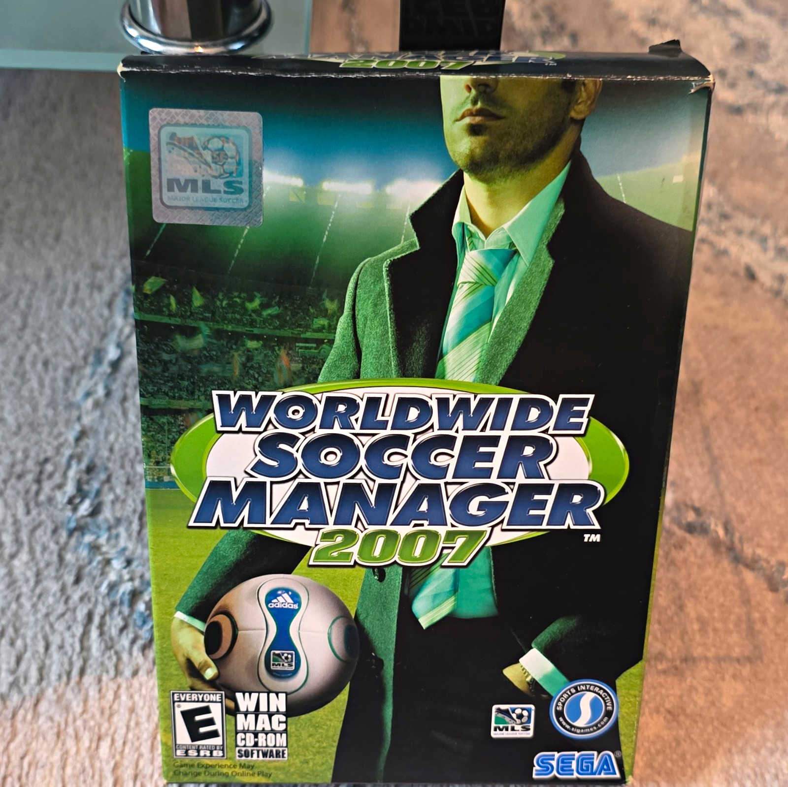 SEGA Worldwide Soccer Manager 2007 PC w/ Manual Sports Simulation Soccer E