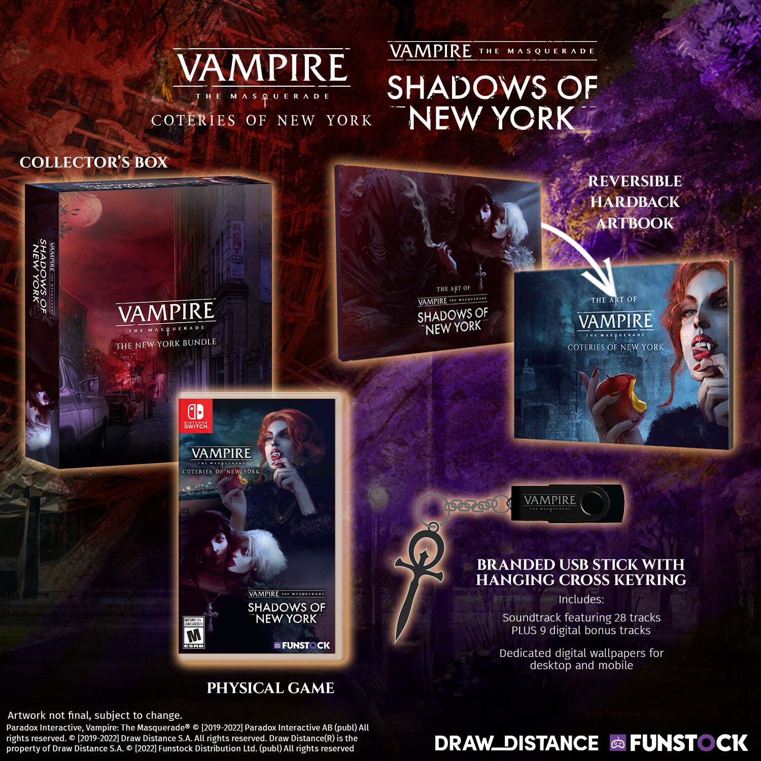 Vampire the Masquerade Coteries and Shadows of New York [COLLECTOR'S EDITION] - 