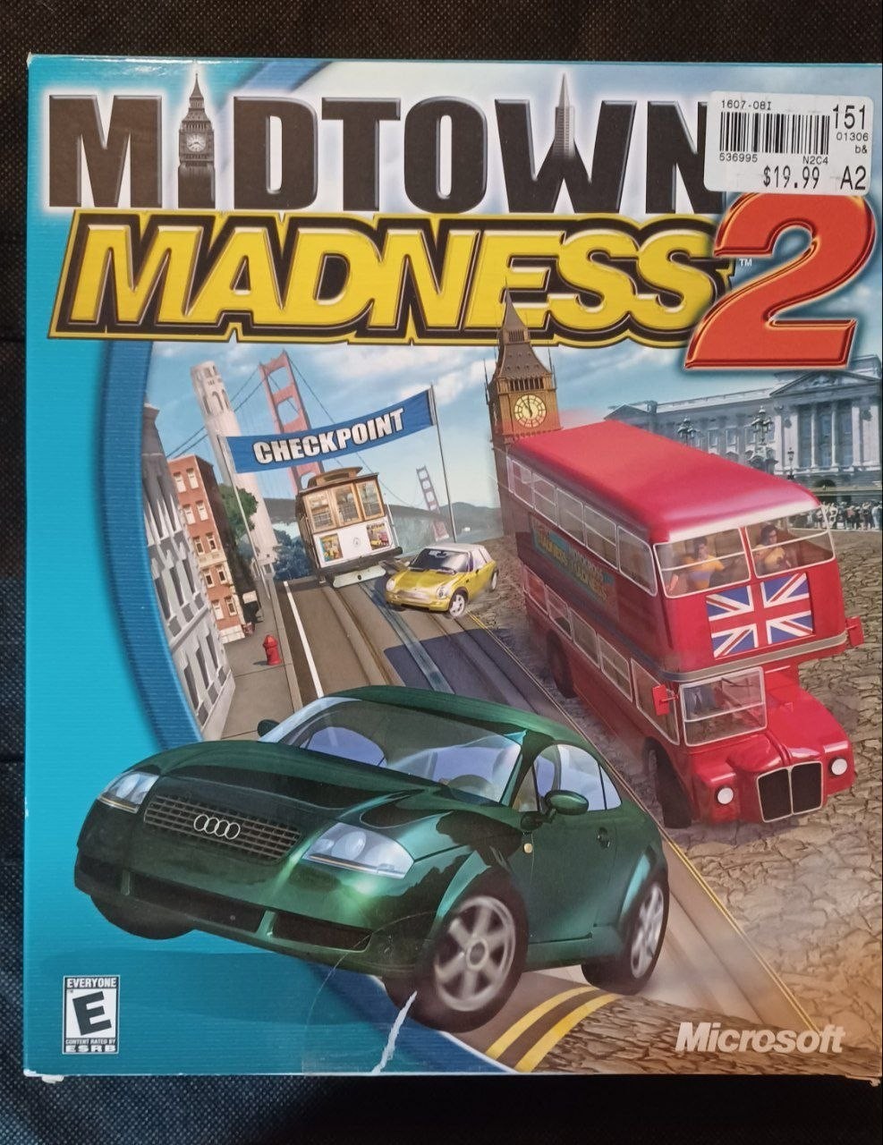 RARE Midtown Madness 2 -  Big Box Edition PC - CIB Complete