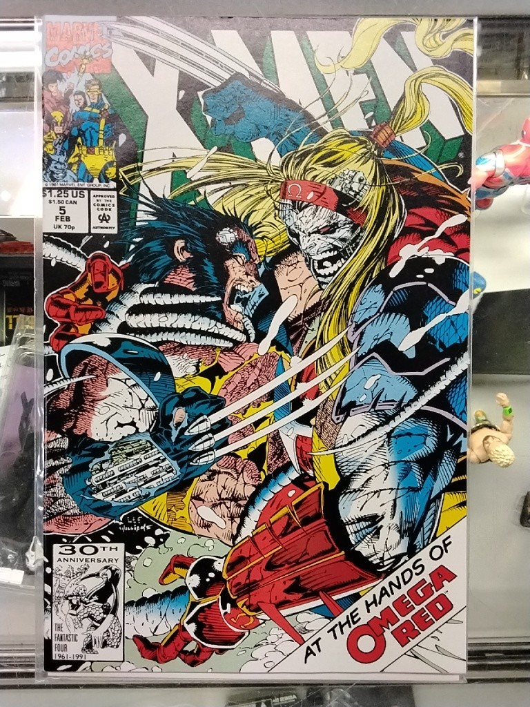 X-Men # 5 1st Cover & 2nd App Omega Red, 1st Maverick, Jim Lee