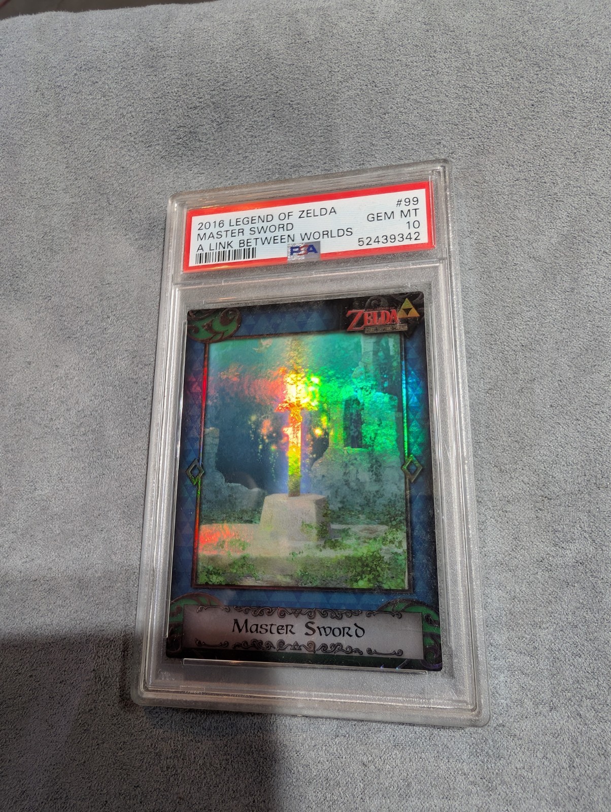 LOW POP 2016 Legend of Zelda #99 Master Sword Silver Foil – PSA 10 Gem Mint