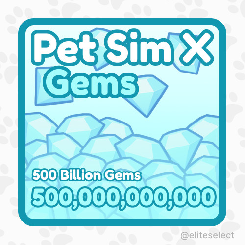 💎Gem Shop💎Pet Simulator X PSX Roblox 💎 1T 2T 5T 10T  (PSX Mailbox Delivery)