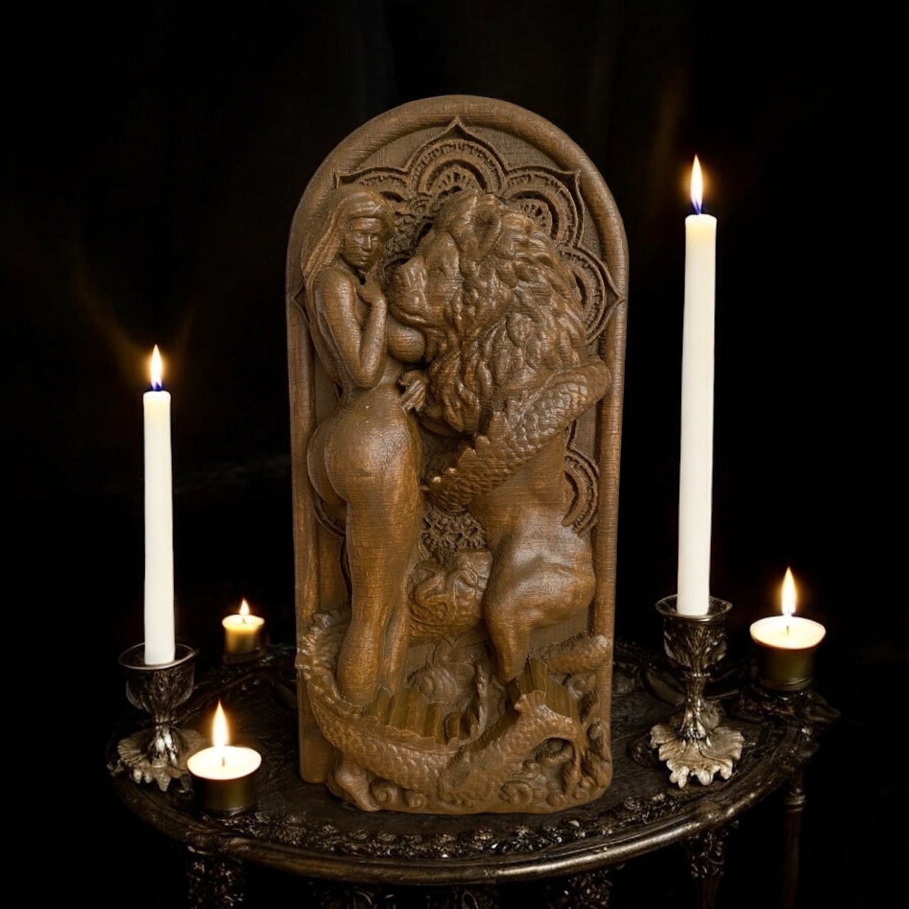 Aeon Sophia a Goddess of Wisdom Gnosis Gnostic Demiurge Yaldabaoth Universe Wood