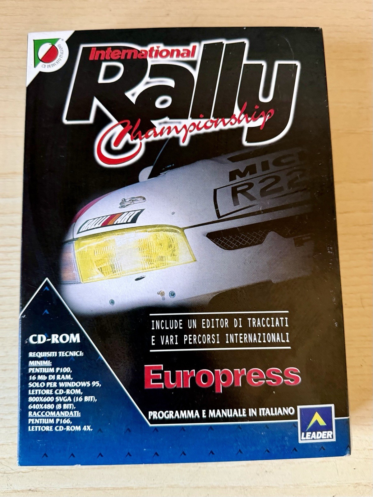 INTERNATIONAL RALLY CHAMPIONSHIP VIDEO GAME Complete