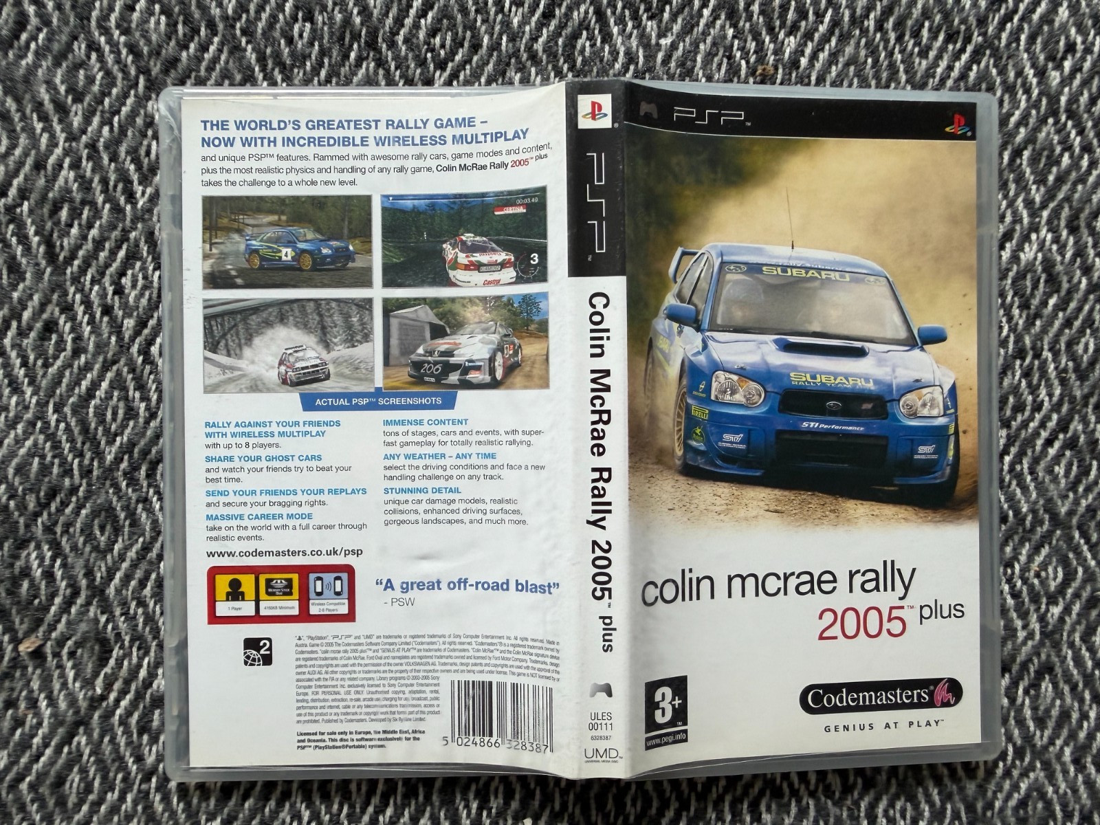 psp Colin McRae Rally 2005 Plus Game (Works On US Consoles) REGION FREE
