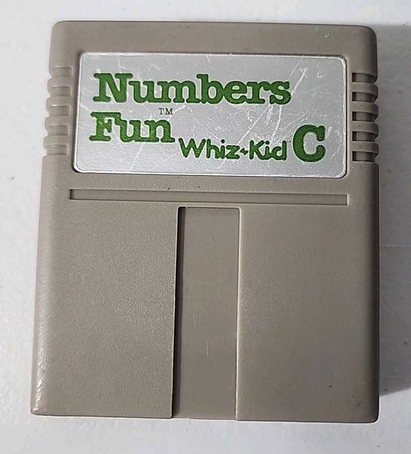 Whiz Kid: Numbers Fun (VTECH) Vintage Game Cartridge Only