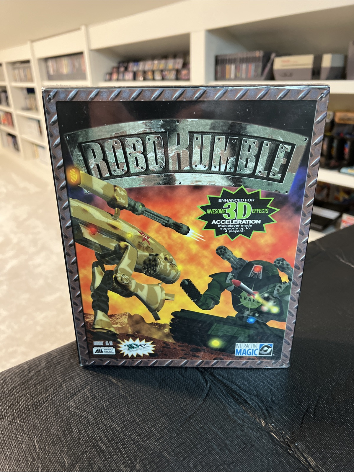 Robo Rumble Vintage IBM PC Windows Big Box WIN 98 (Interactive Magic, 1998) NEW