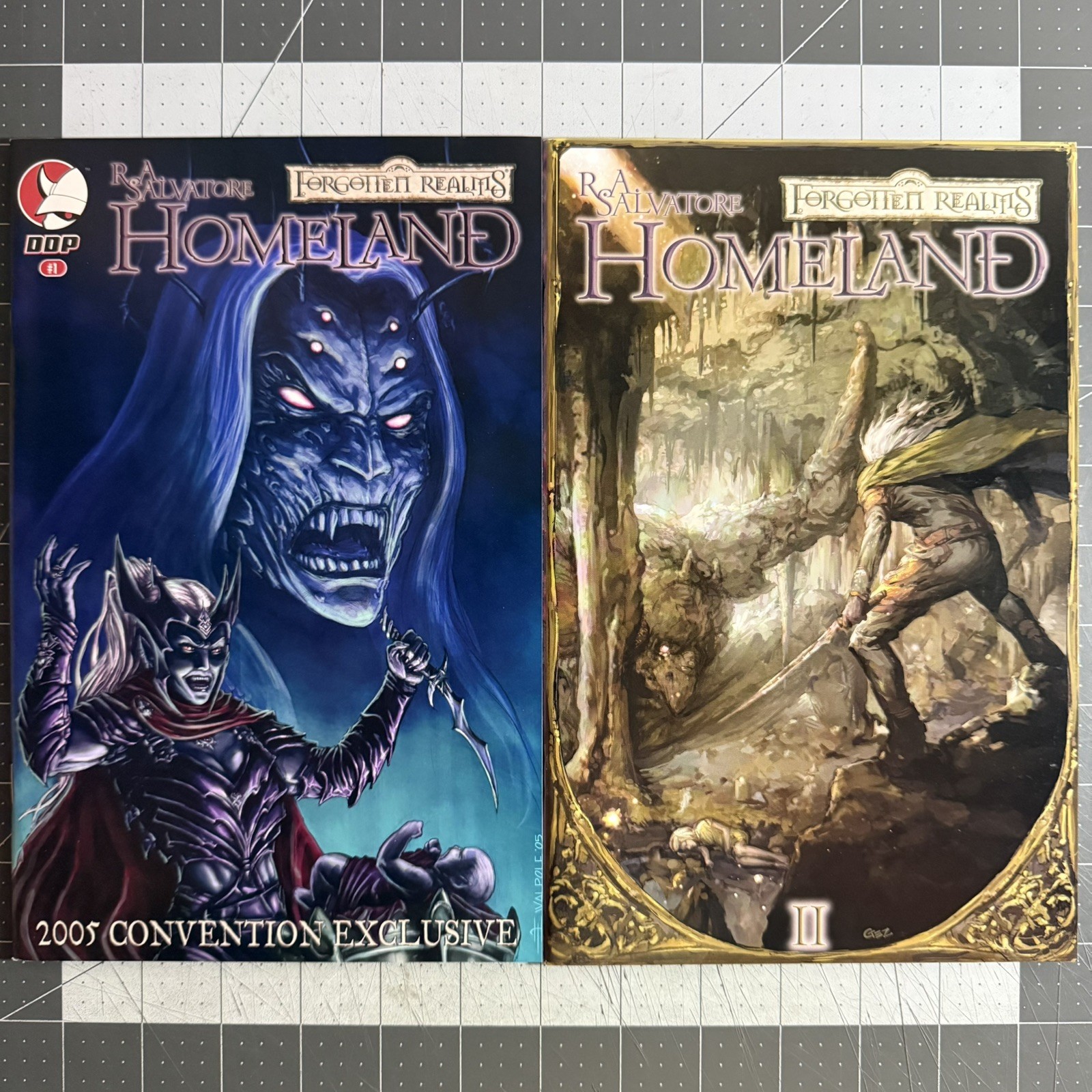 Forgotten Realms Homeland 1 GenCon 2005 Convention Exclusive 1st Drizzt + 2 B