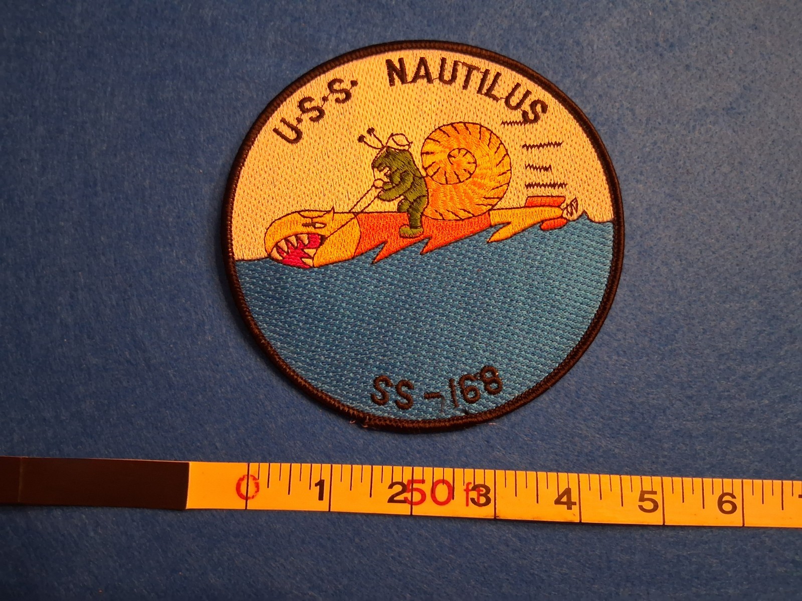 Military Patch US NAVY USS NAUTILUS SS-168 FULL COLOR NEW