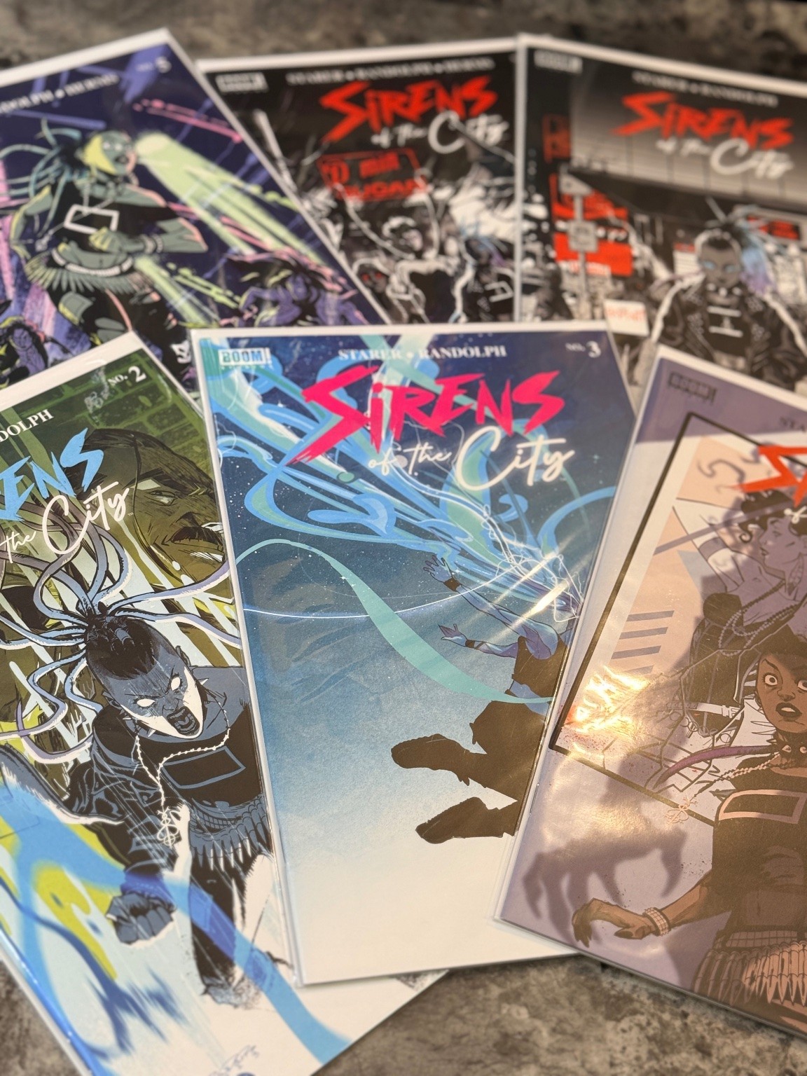 Sirens of the City Comic Lot of 6 Issues #1-6 BOOM Modern Age