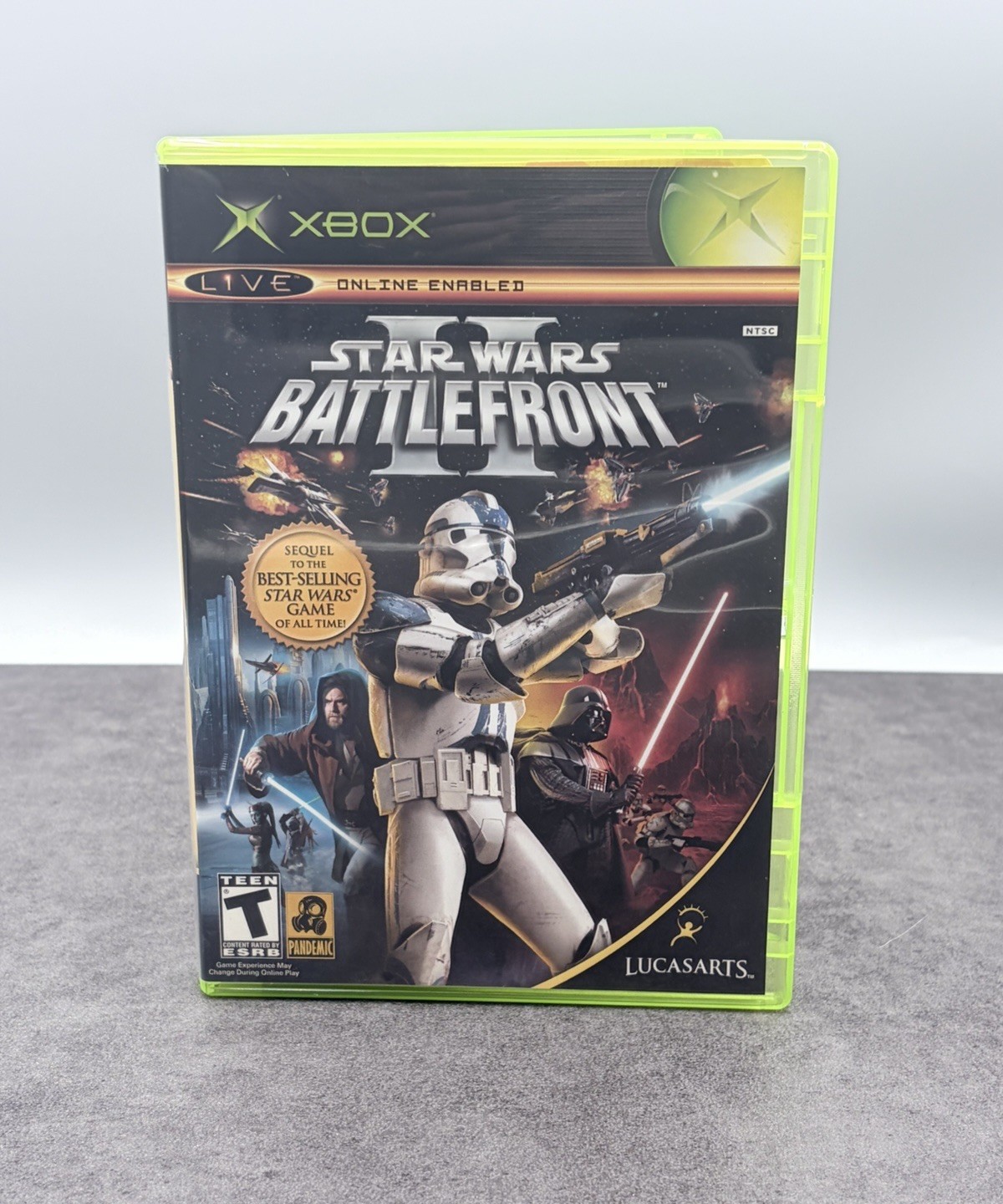 Star Wars Battlefront II ( Microsoft Xbox ) Near Mint Disc - CIB W/ Reg Card