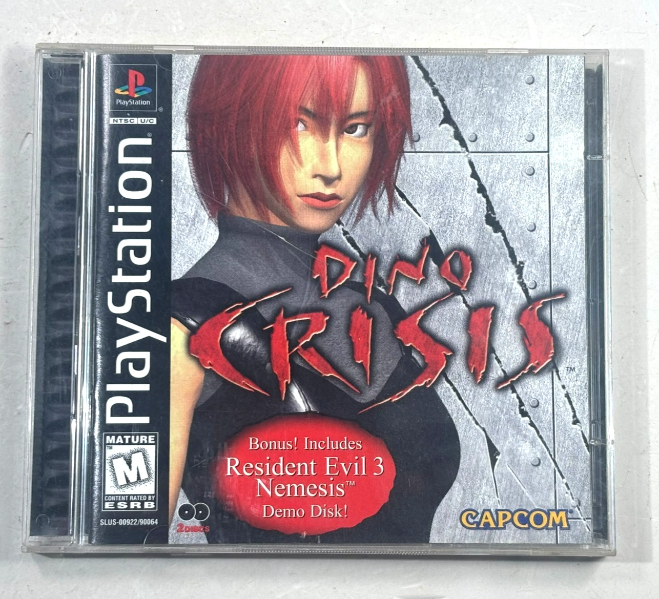 Dino Crisis (Sony PlayStation 1, 1999) PS1 CIB with Demo Disk