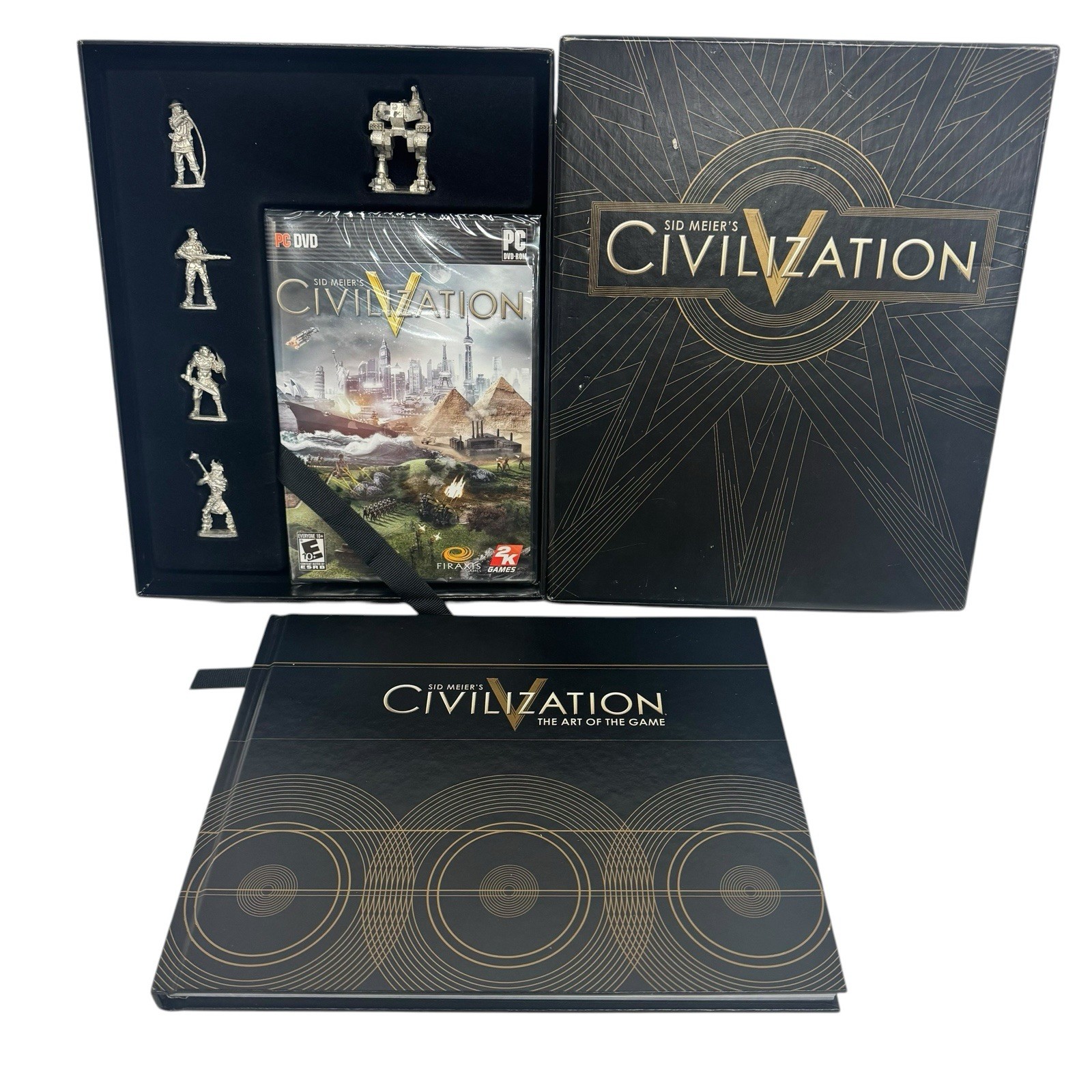 Sid Meier\'s Civilization V Special Edition w/ Figures Sealed Game / DVDs