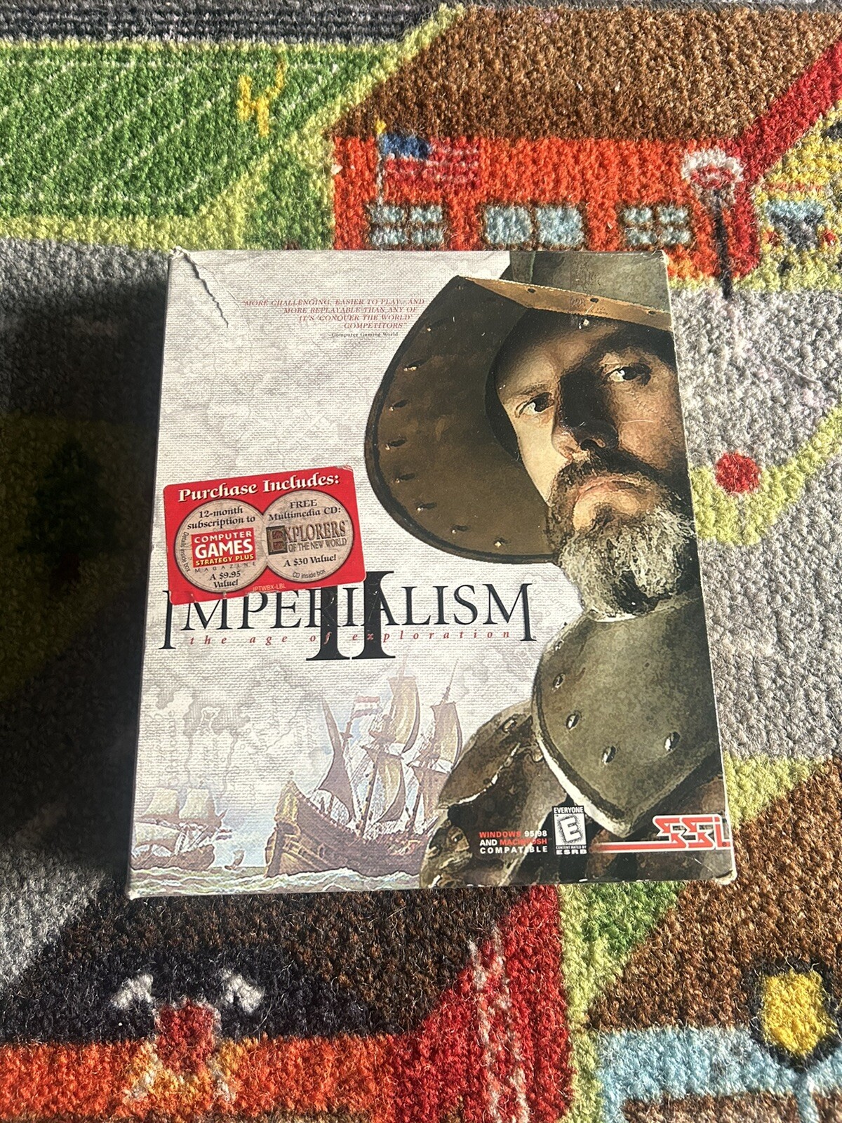 Imperialism II The Age Of Exploration Big Box PC Video Game W/Strategy & Secrets