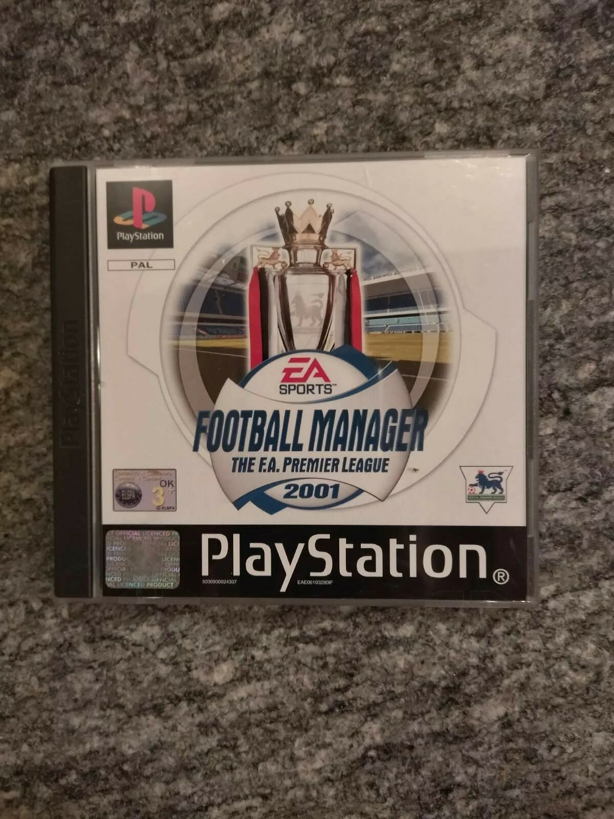 Football Manager 2001/ the F.A. Premier Leag. English version. PlayStation1 Ps1 