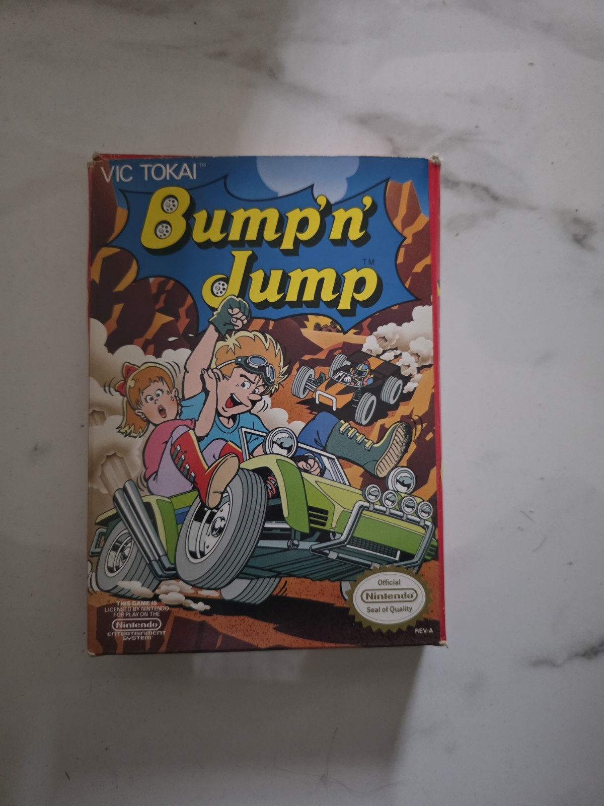 Bump'n' Jump Nintendo Vintage Videogame