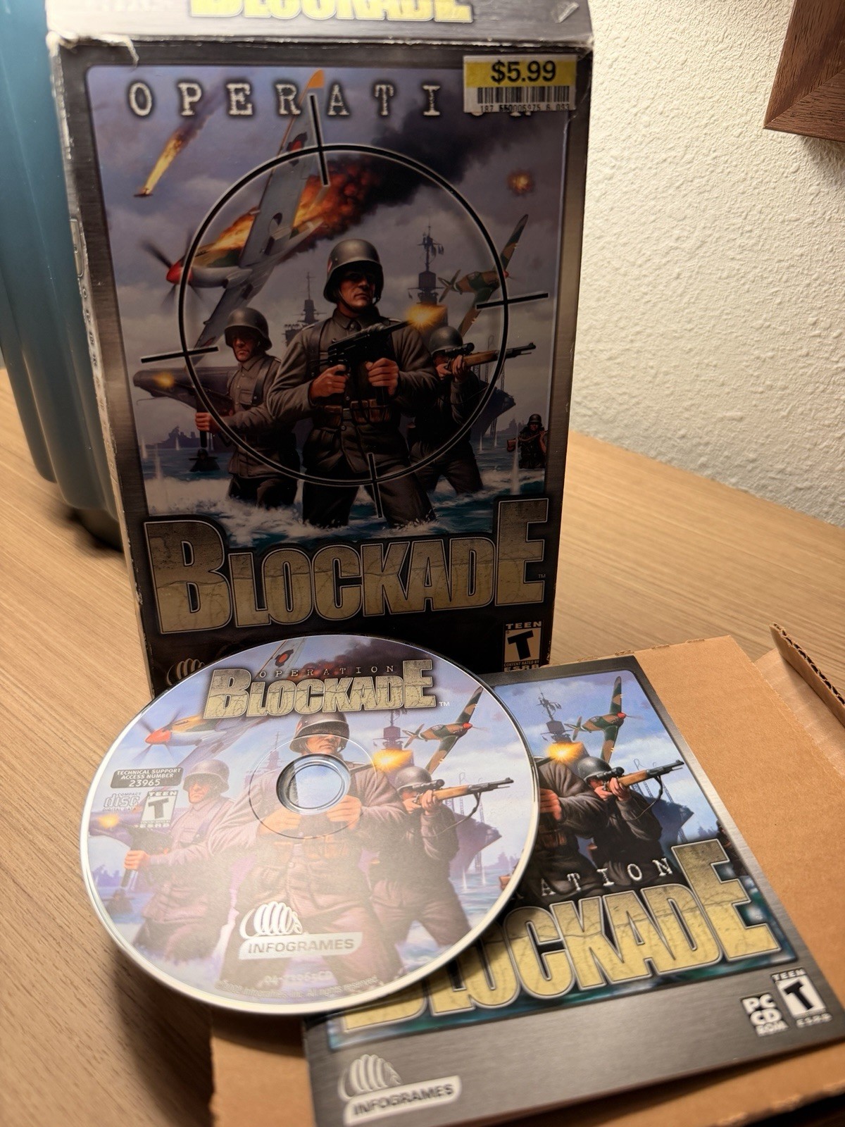 Operation Blockade PC 2002 Infogrames Big Box CD-ROM Complete w/ Manual CIB
