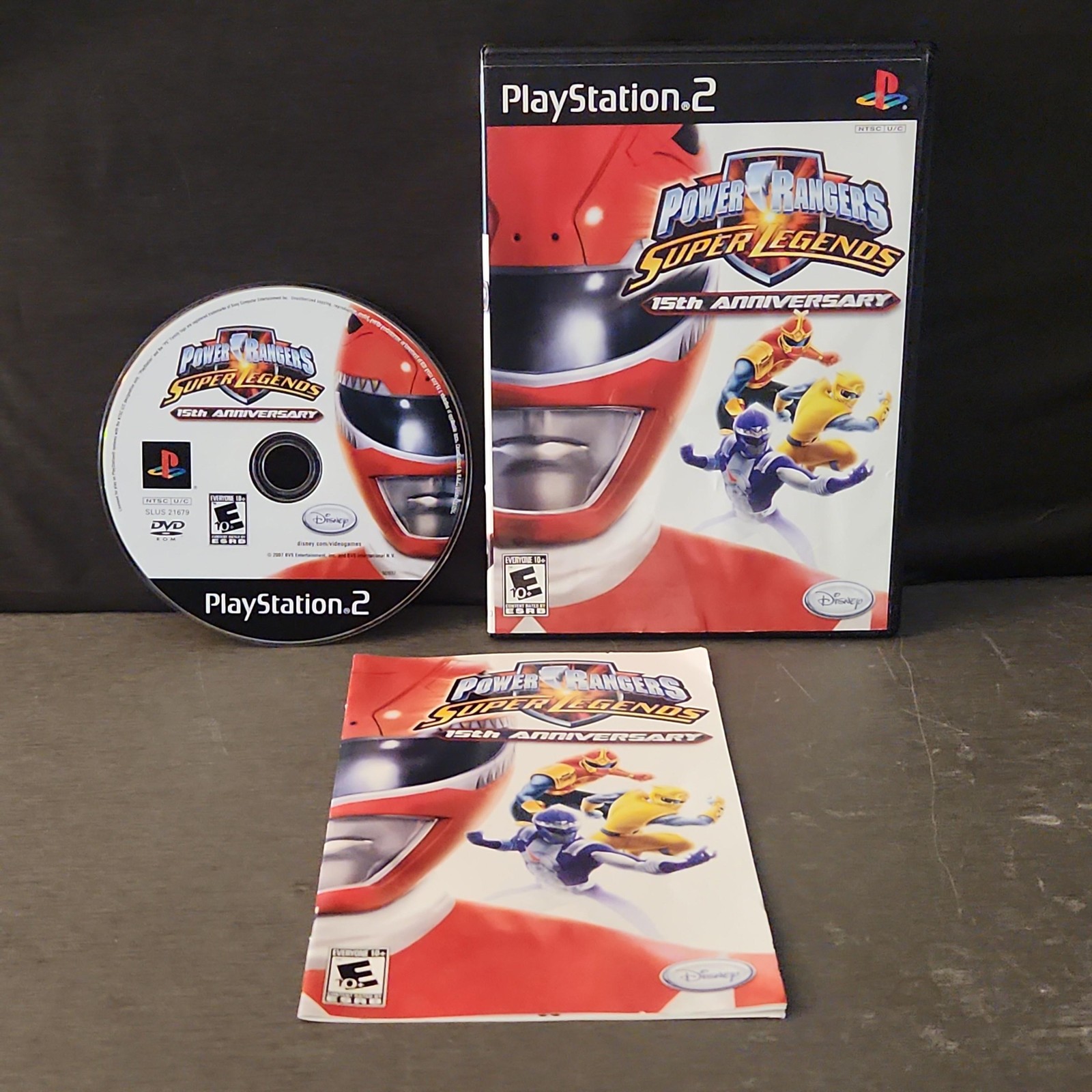 Power Rangers Super Legends 15th Anniversary PS2 Game CIB