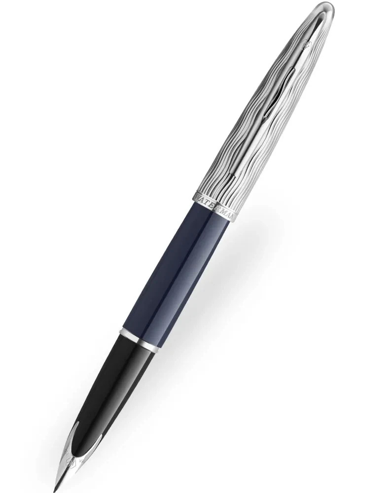 Waterman  Carene Special Edition Deluxe Blue Ct Fountain Pen Med Pt New In Box