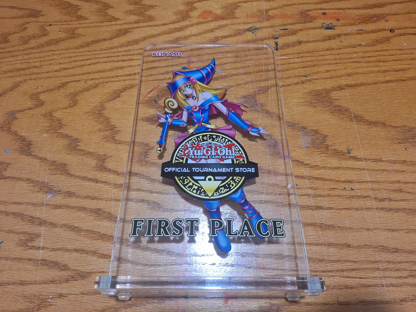 YU-GI-OH OTS Dark Magician Girl 1st Place Konami Official Store Trophy
