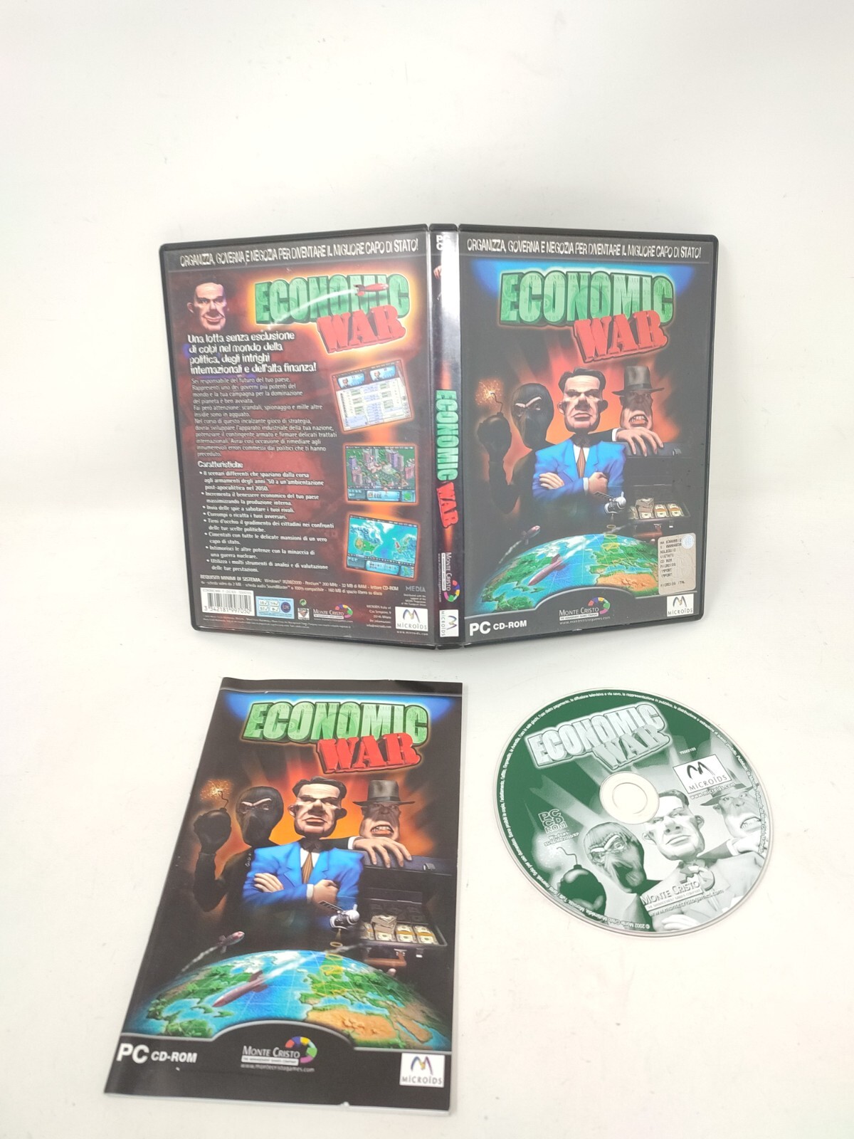 PC CD rom Economic War game video game