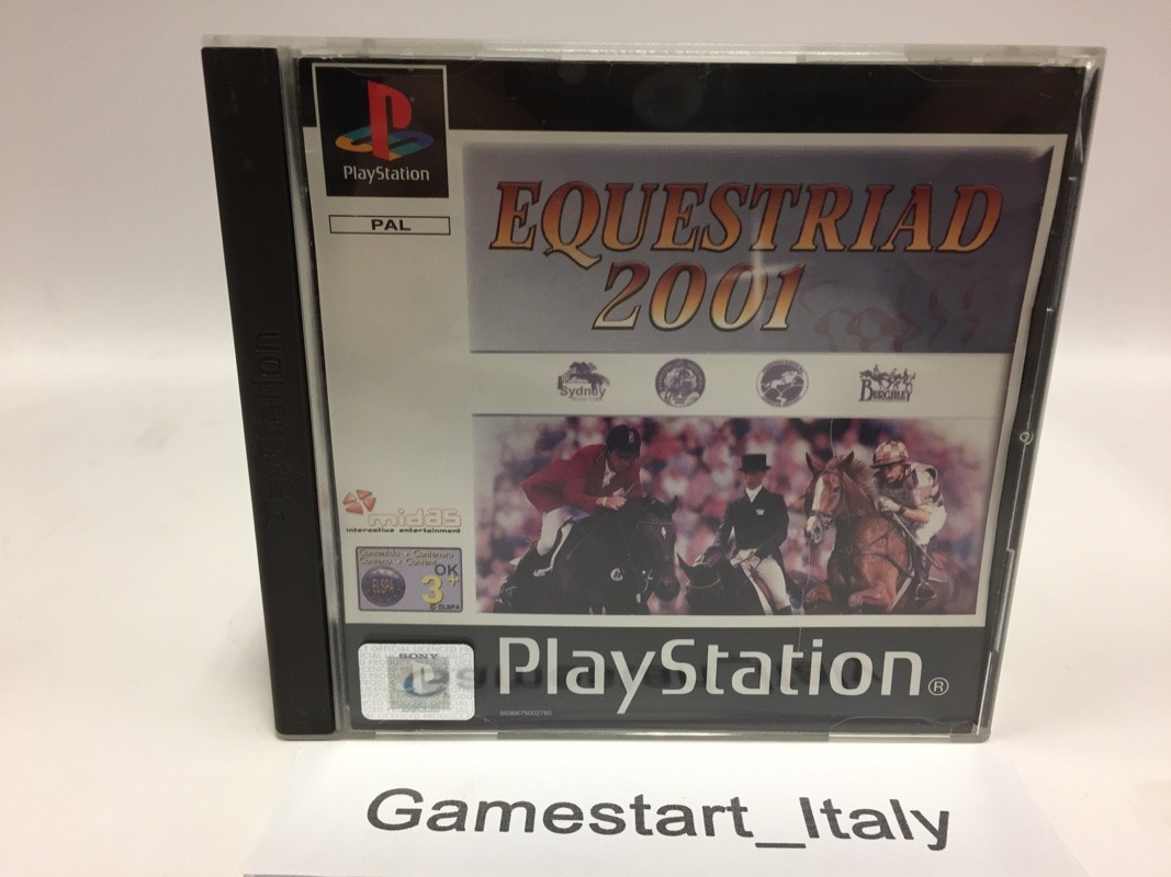 EQUESTRIAD 2001 - SONY PS1 - USED VIDEO GAME WORKING PERFECTLY - PAL