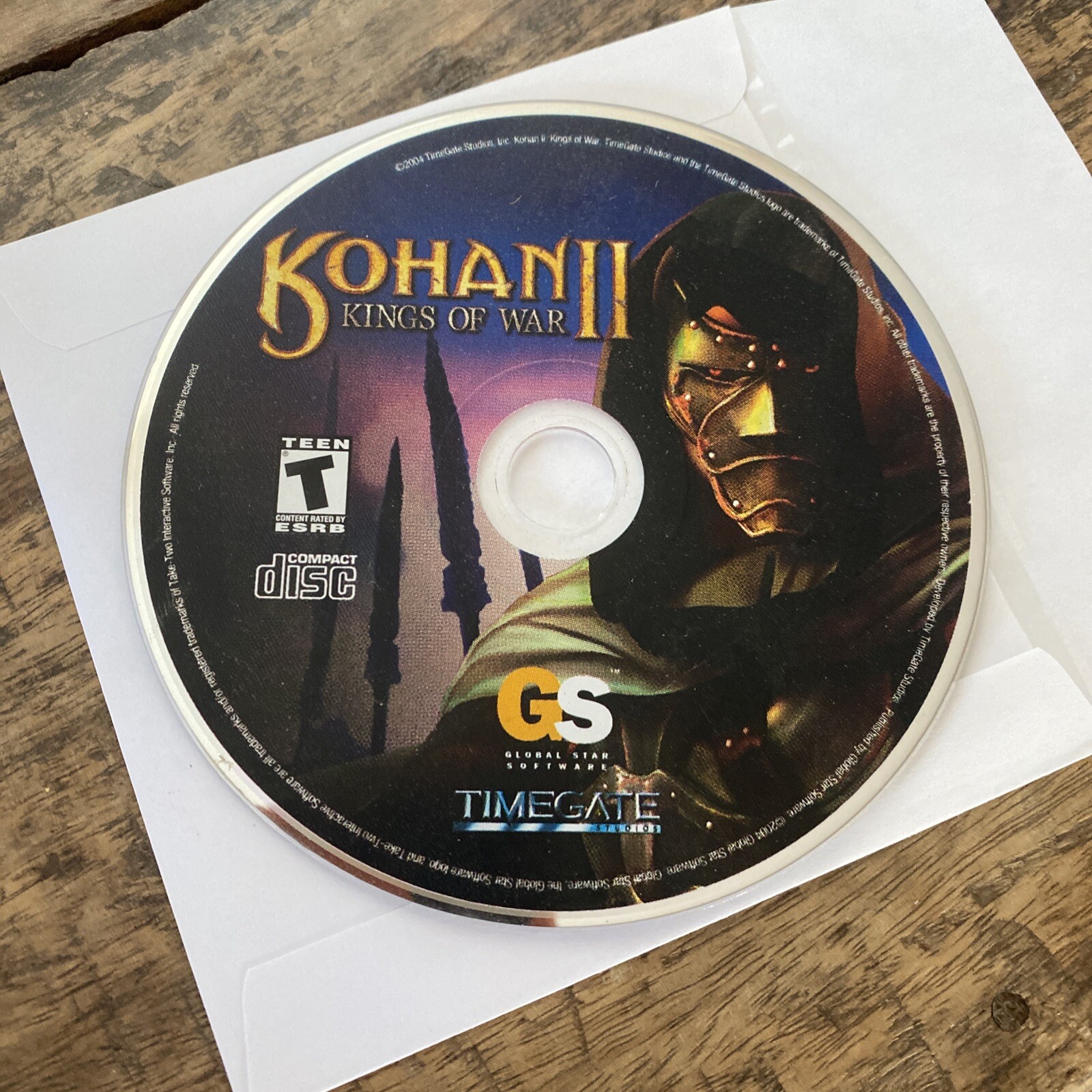 Kohan II: Kings of War (PC, 2004)  DISC ONLY 188